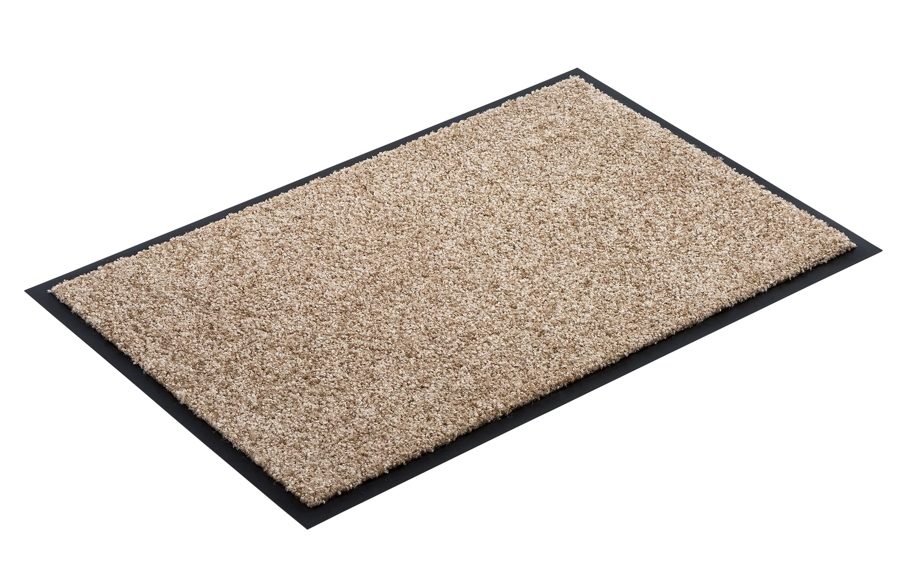 Fußmatte Proper Tex Uni in sand, 60 x 90 cm