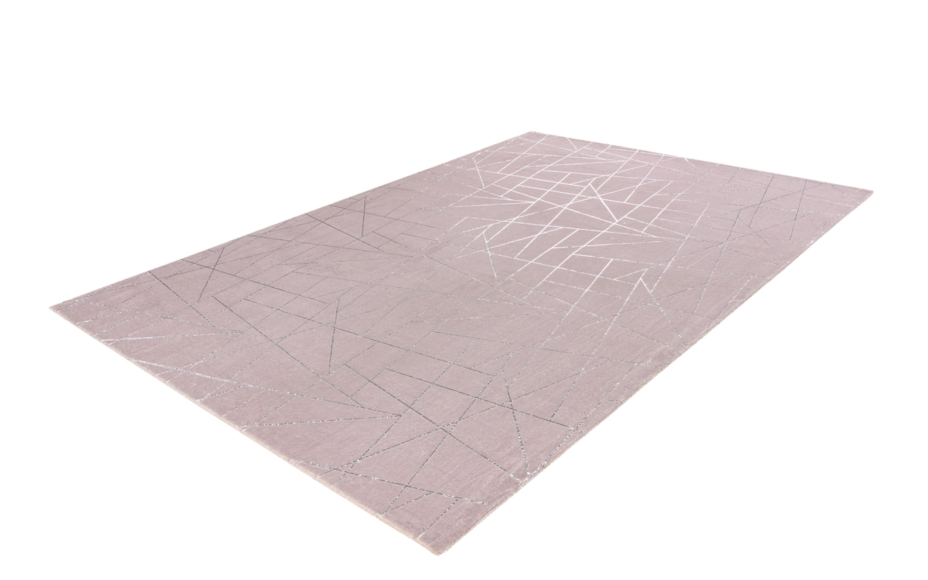 Teppich Bijou 125 in taupe/silber, ca. 120 x 170 cm