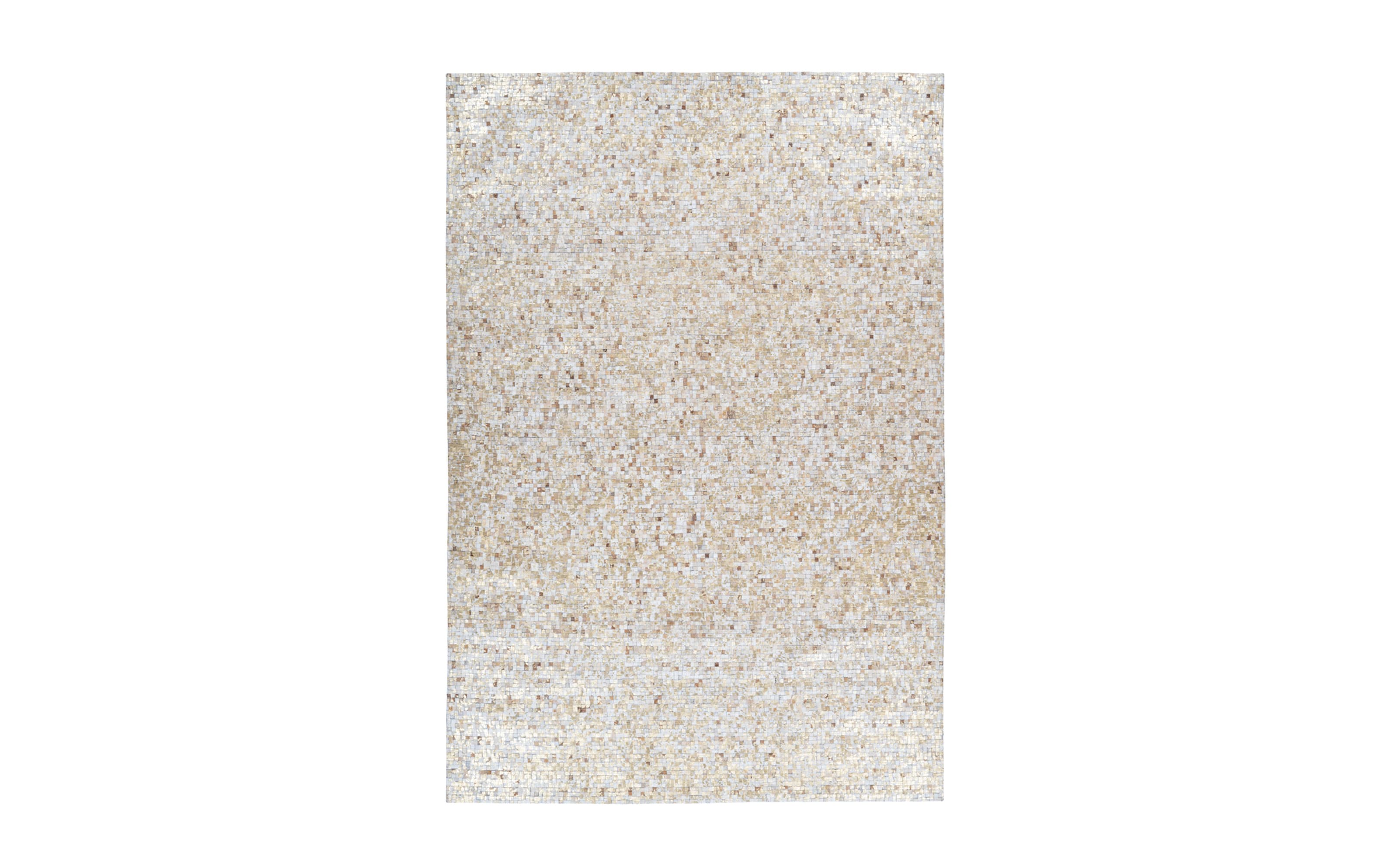 Teppich Finish 100 in beige/gold, 160 x 230 cm
