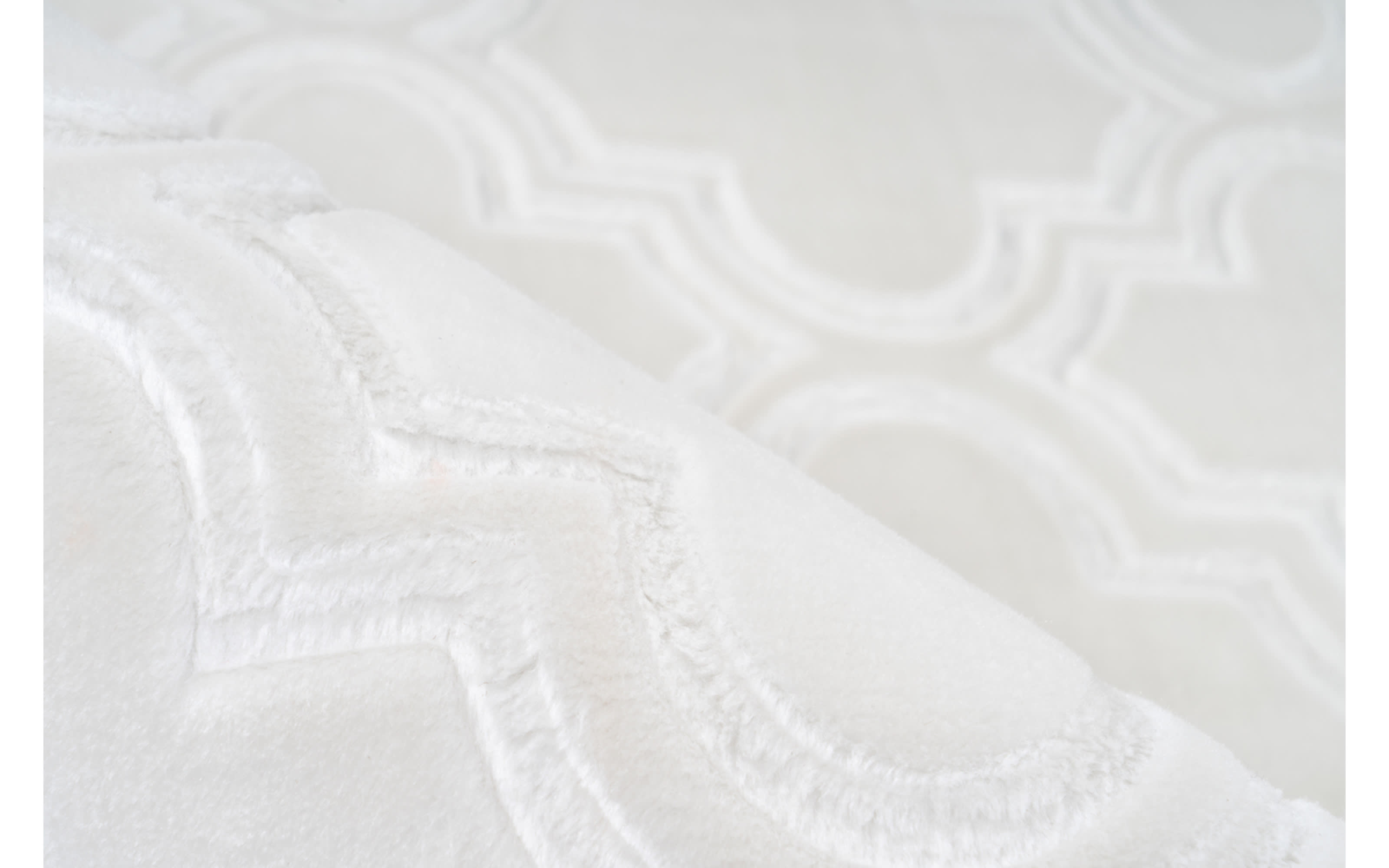 Teppich Monroe 100 in weiß, ca. 80 x 300 cm