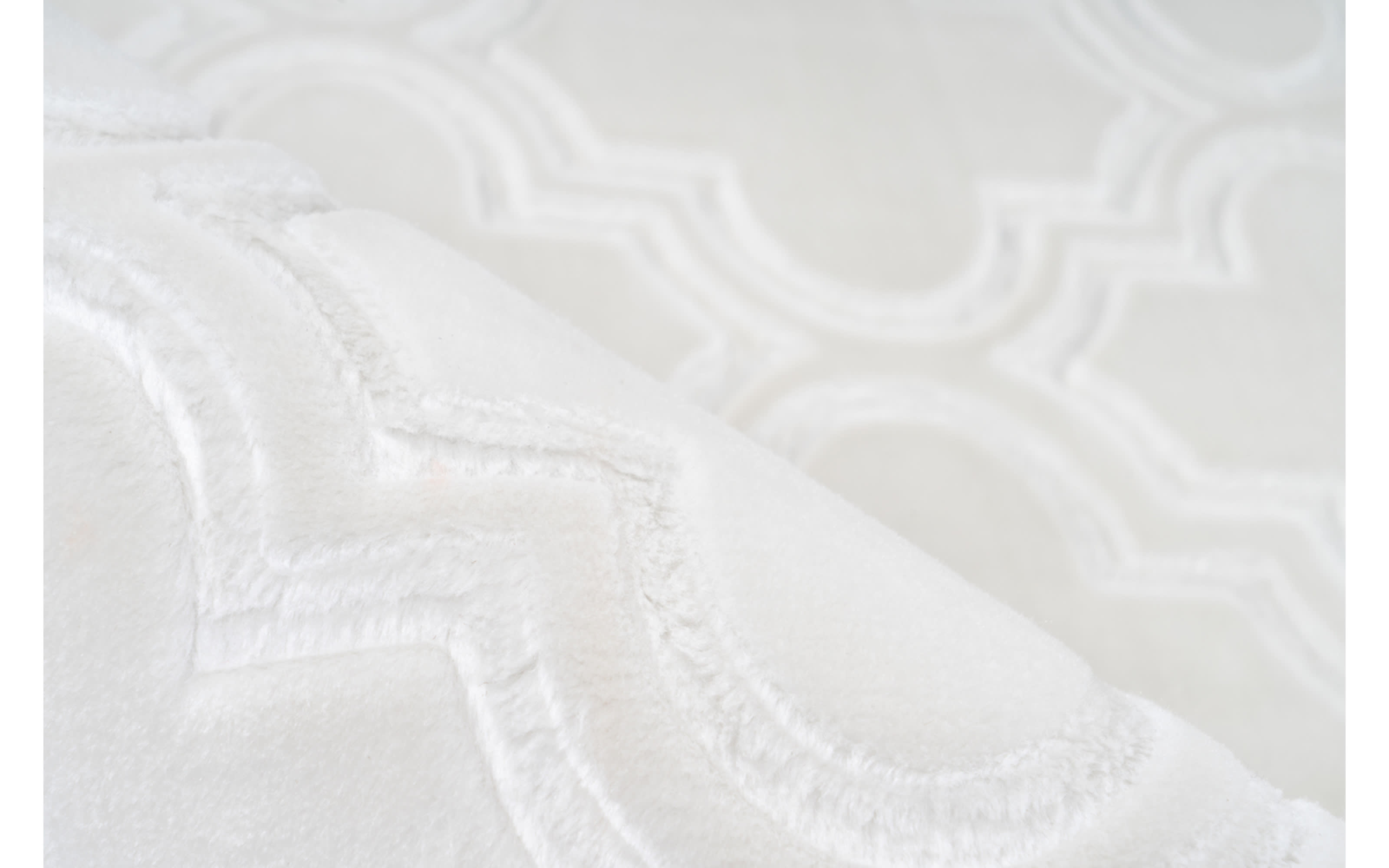 Teppich Monroe 100 in weiß, ca. 120 x 170 cm