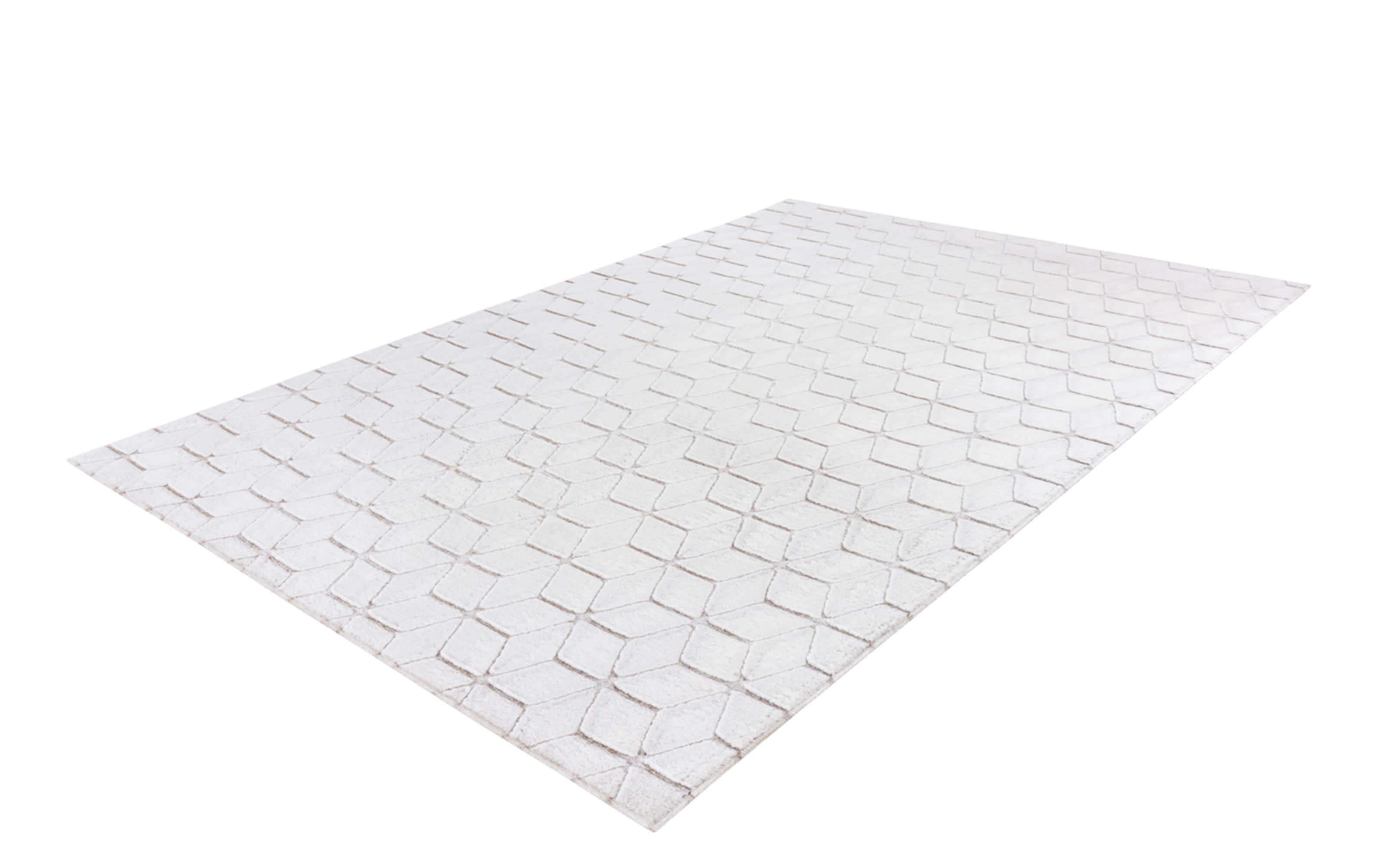 Teppich Vivica 125 in weiß-taupe, ca. 160 x 230 cm