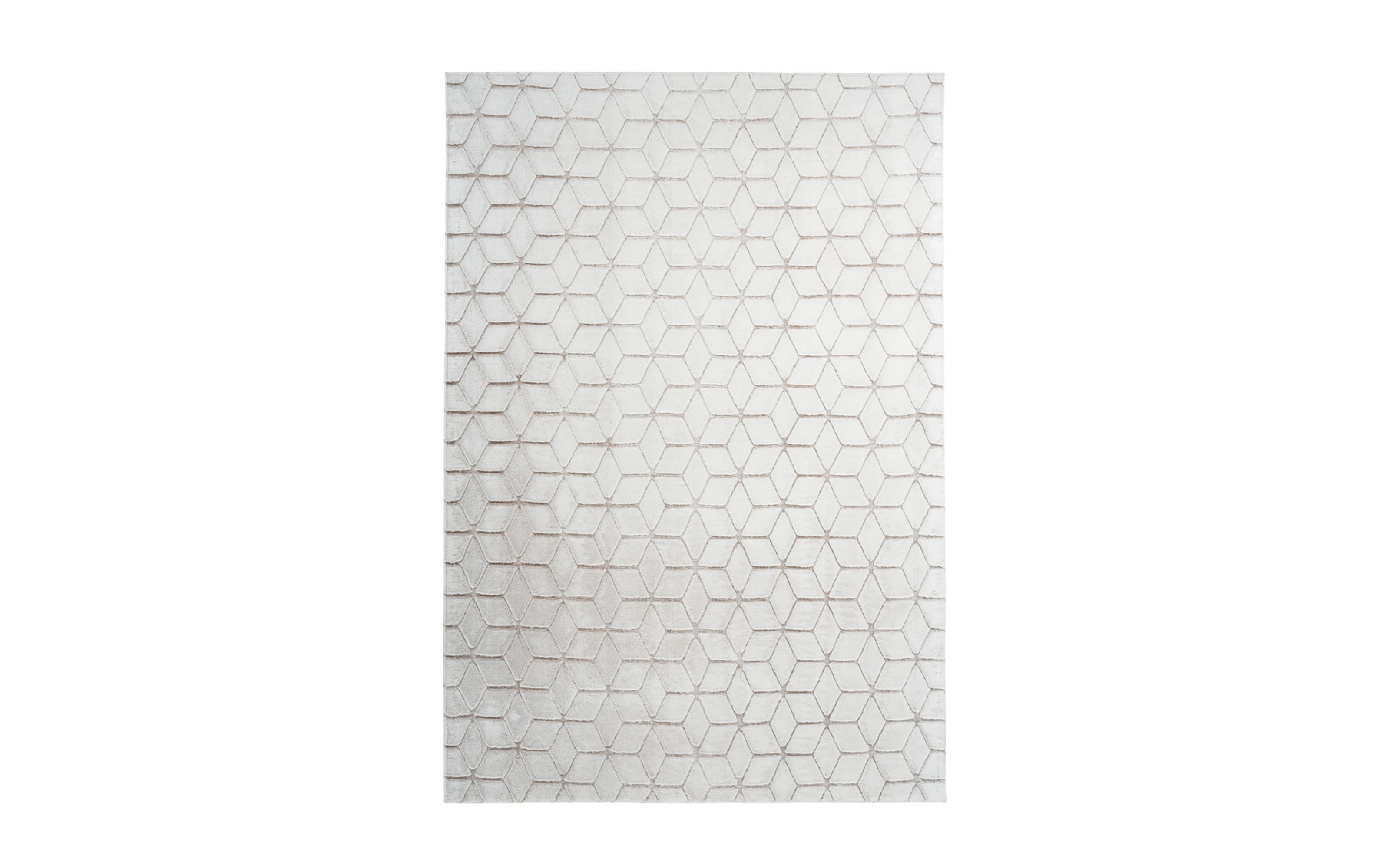 Teppich Vivica 125 in weiß-taupe, ca. 120 x 160 cm
