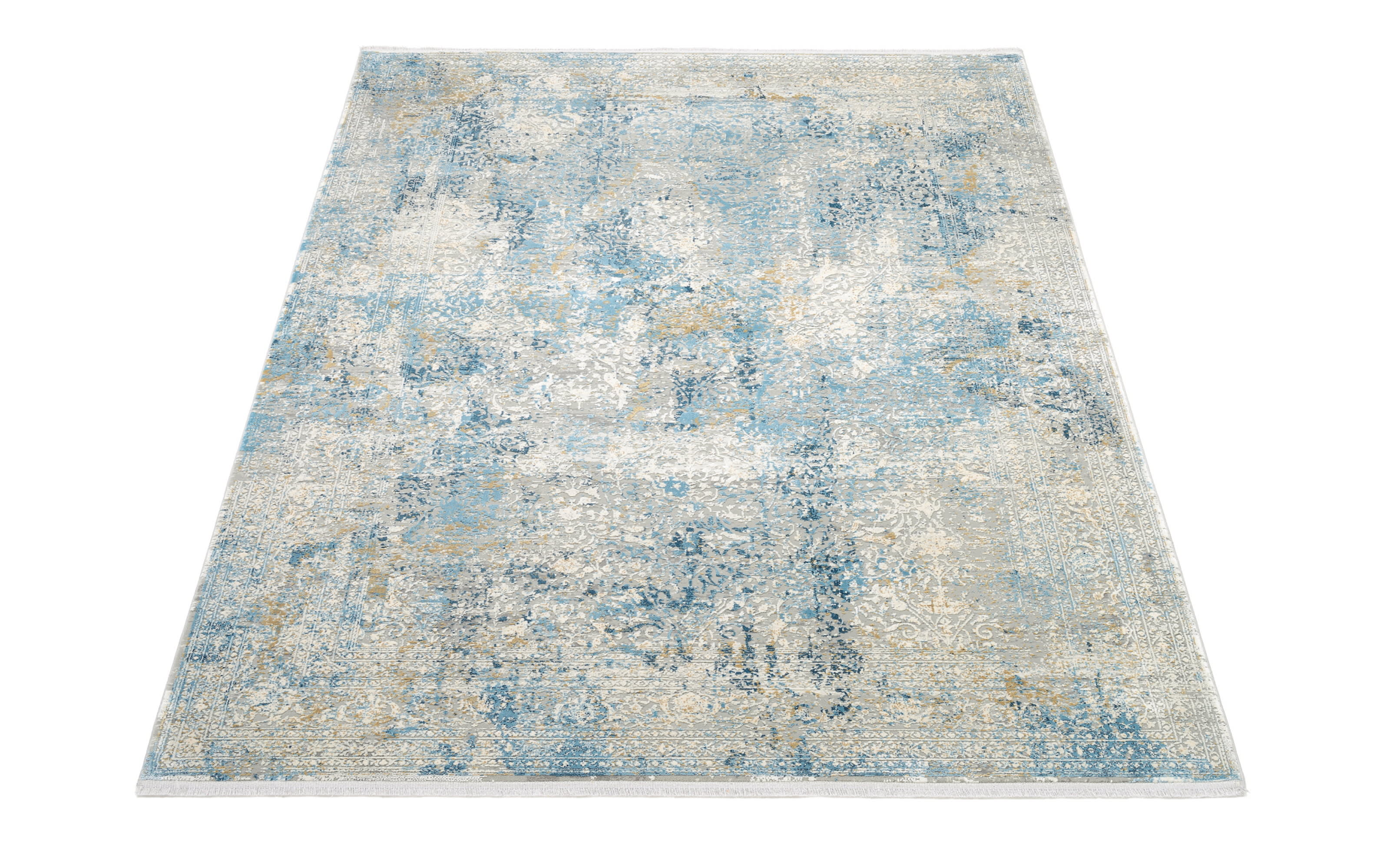 Teppich Glorious Cove, grau/blau, 200 x 290 cm