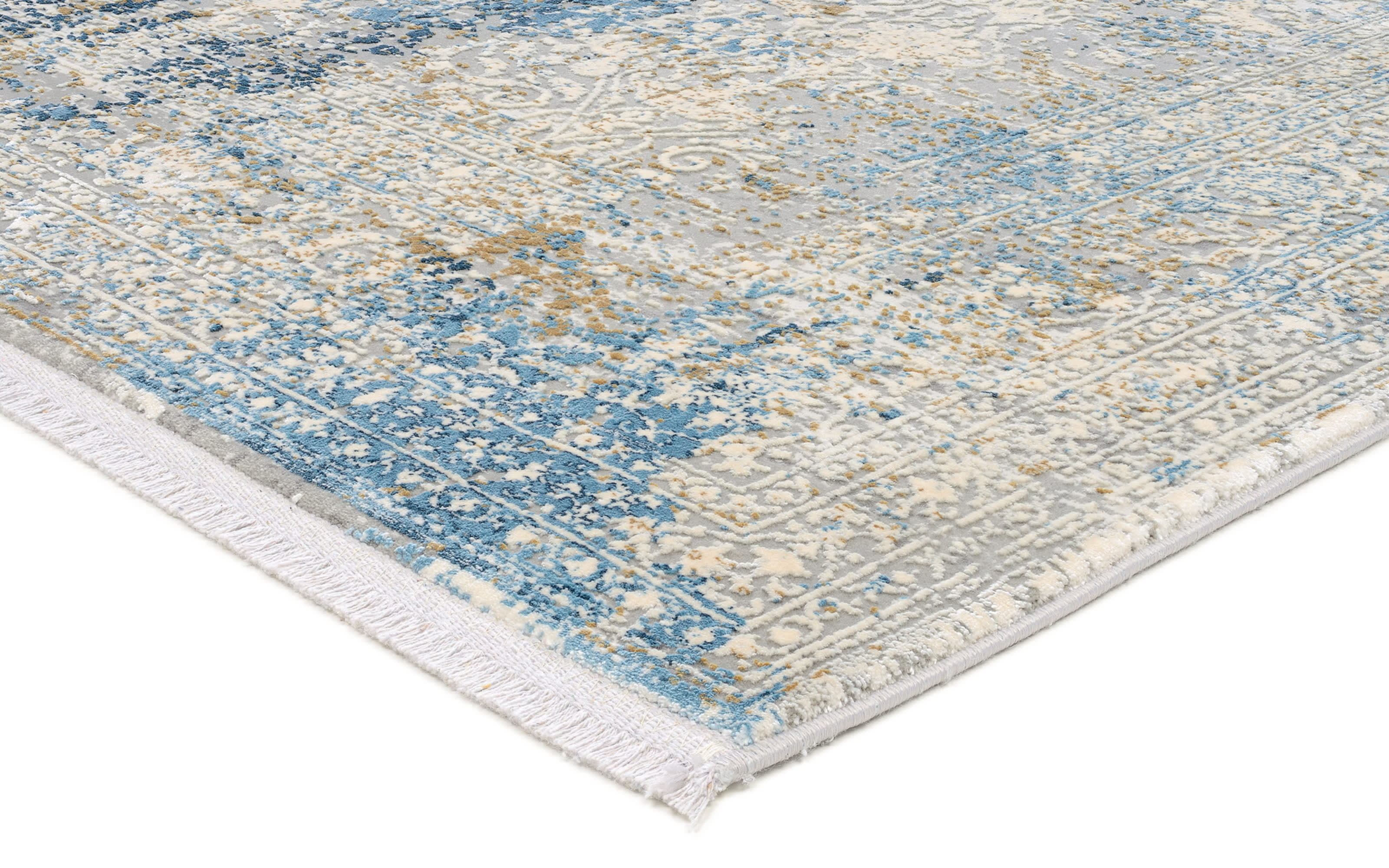 Teppich Glorious Cove, grau/blau, 200 x 290 cm