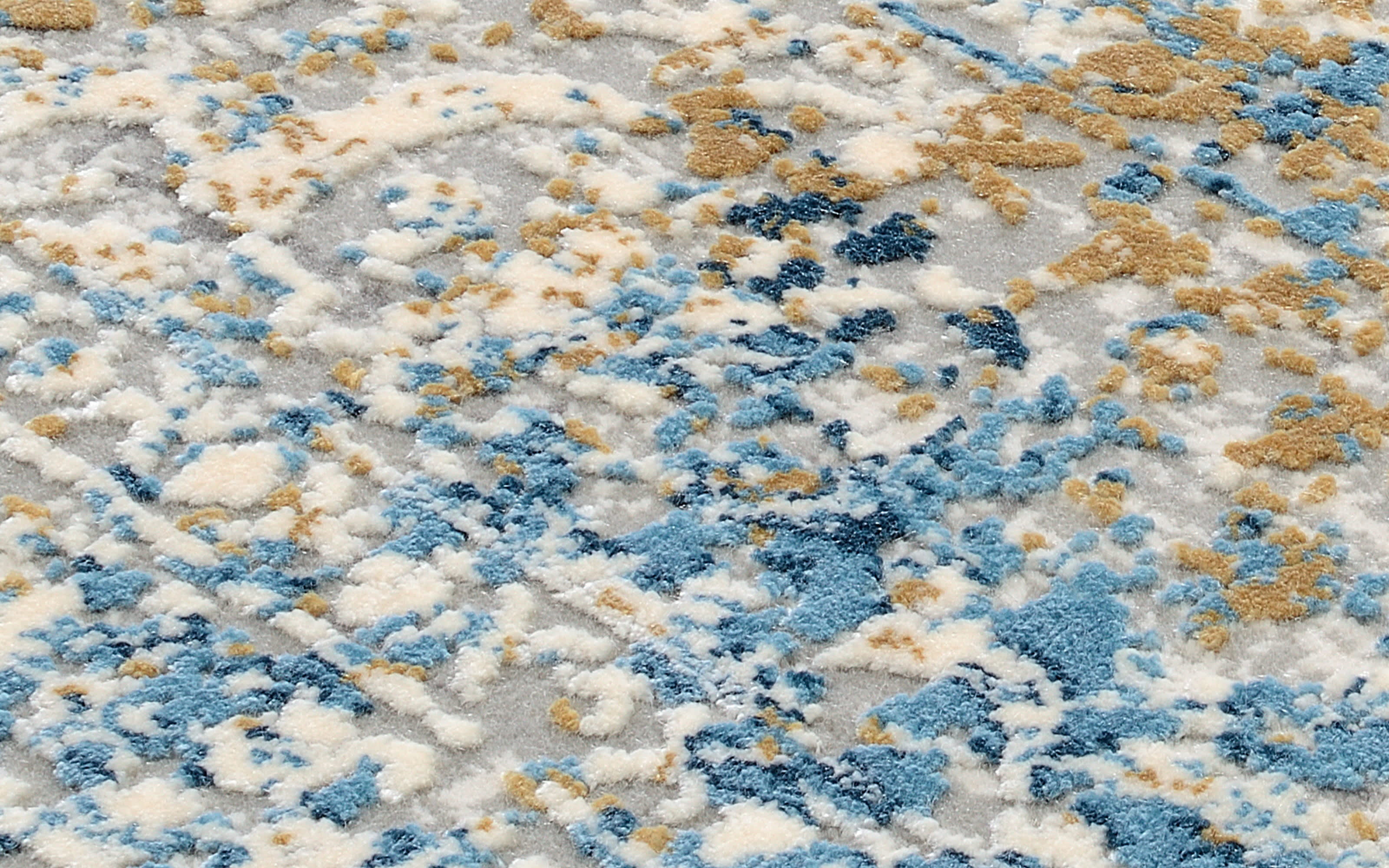 Teppich Glorious Cove, grau/blau, 200 x 290 cm