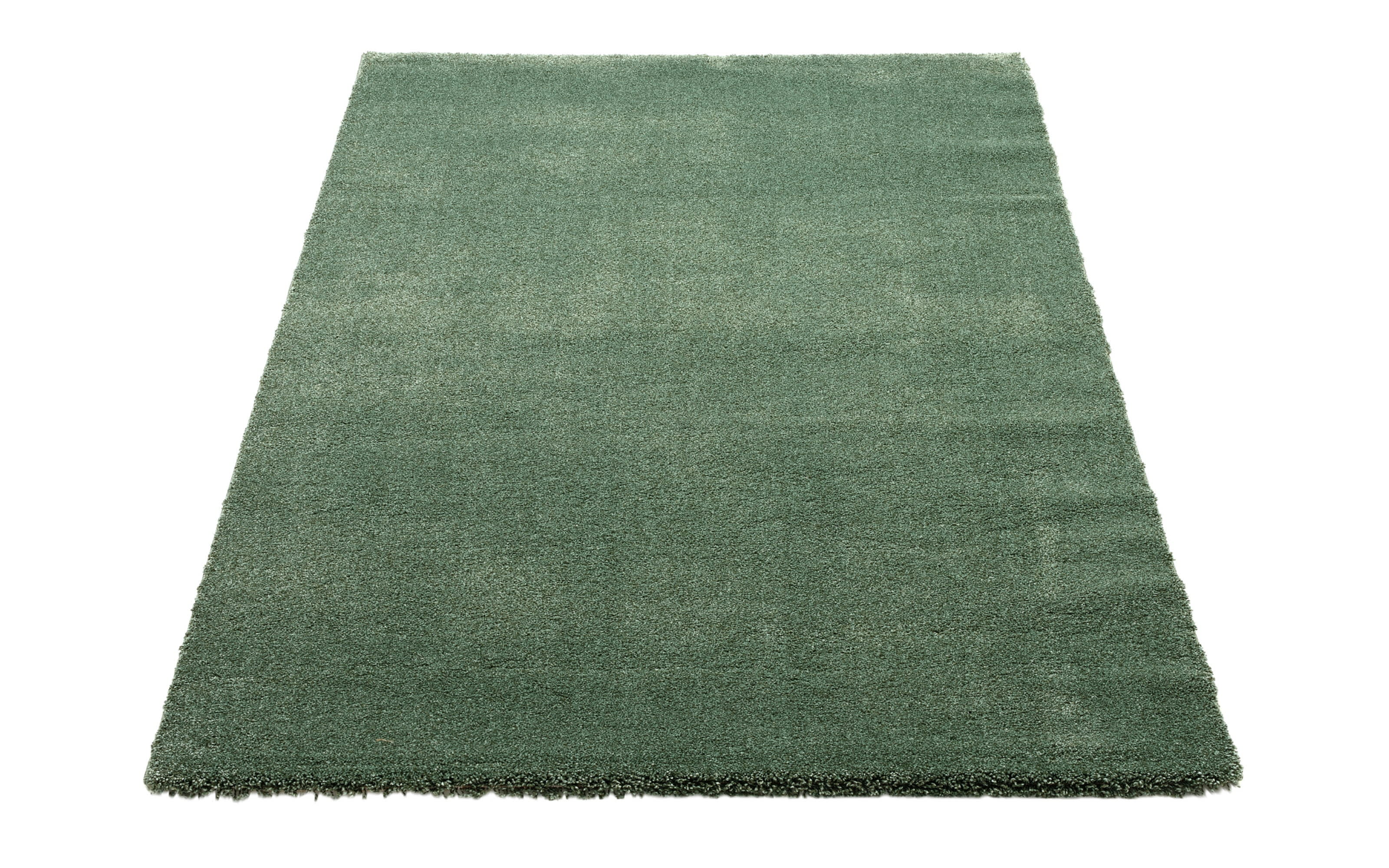 Teppich Kristall Uni, grün, 200 x 290 cm