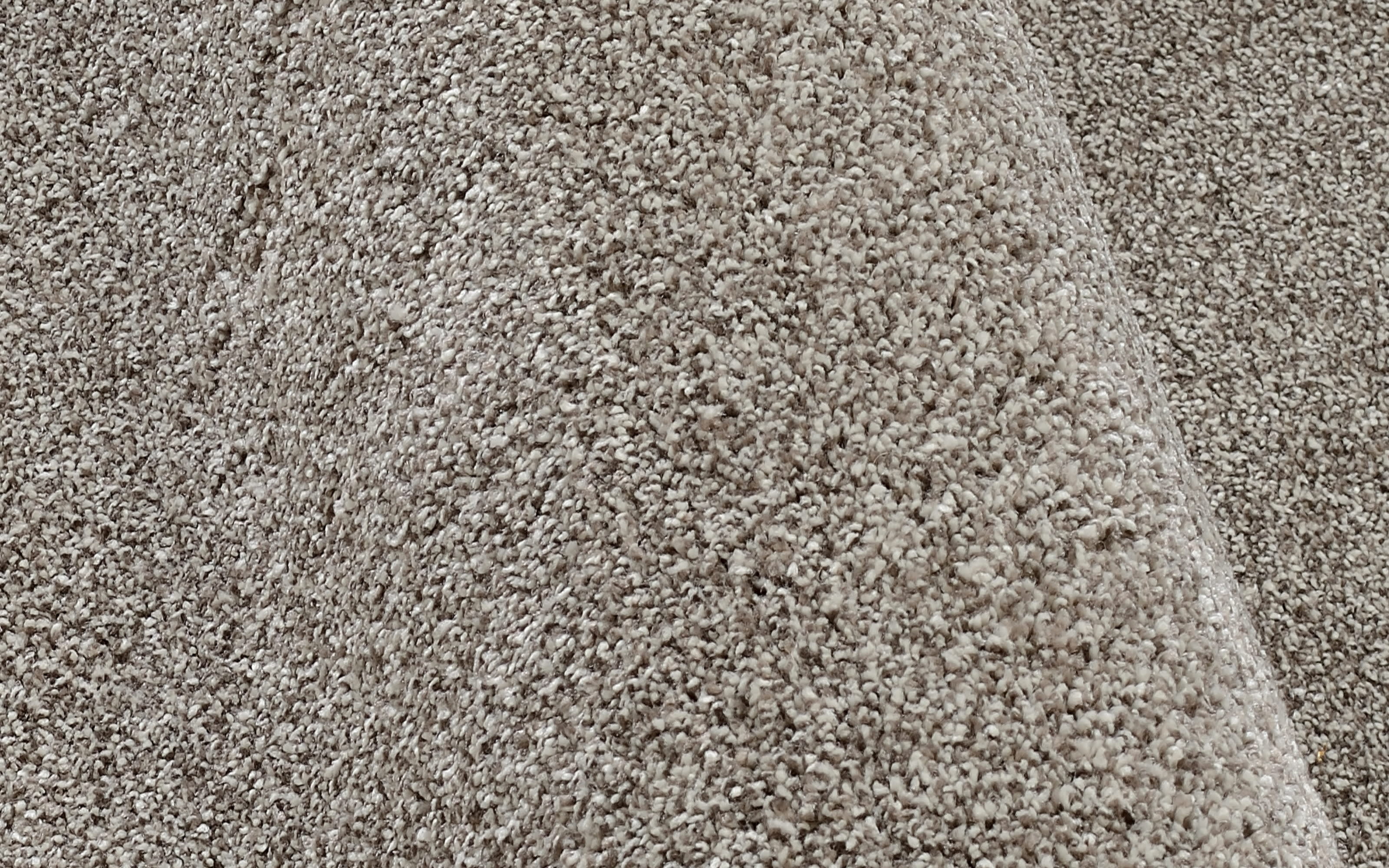 Teppich Kristall Uni, hellbraun, 200 x 290 cm