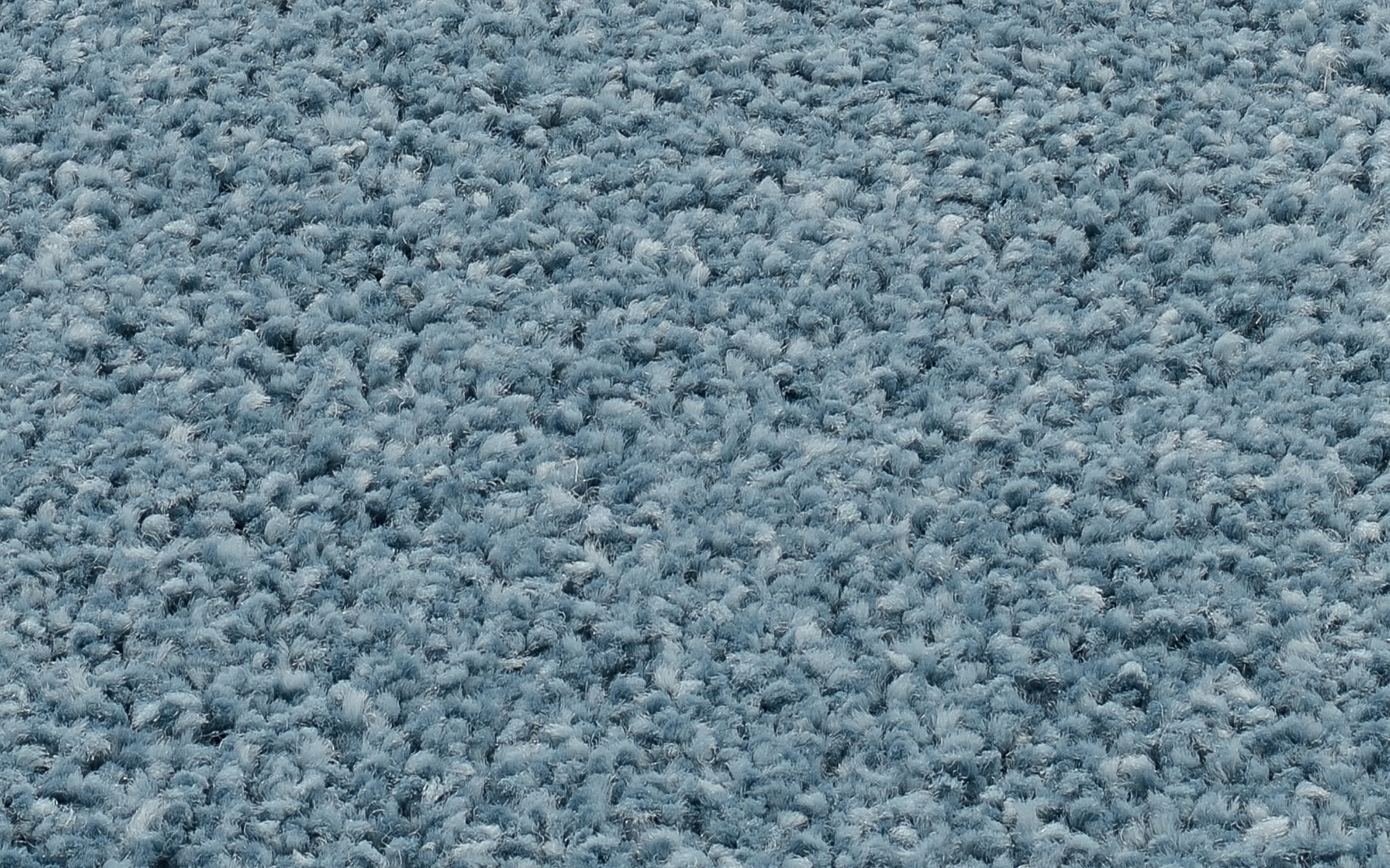 Teppich Kristall Uni, blau, 200 x 290 cm