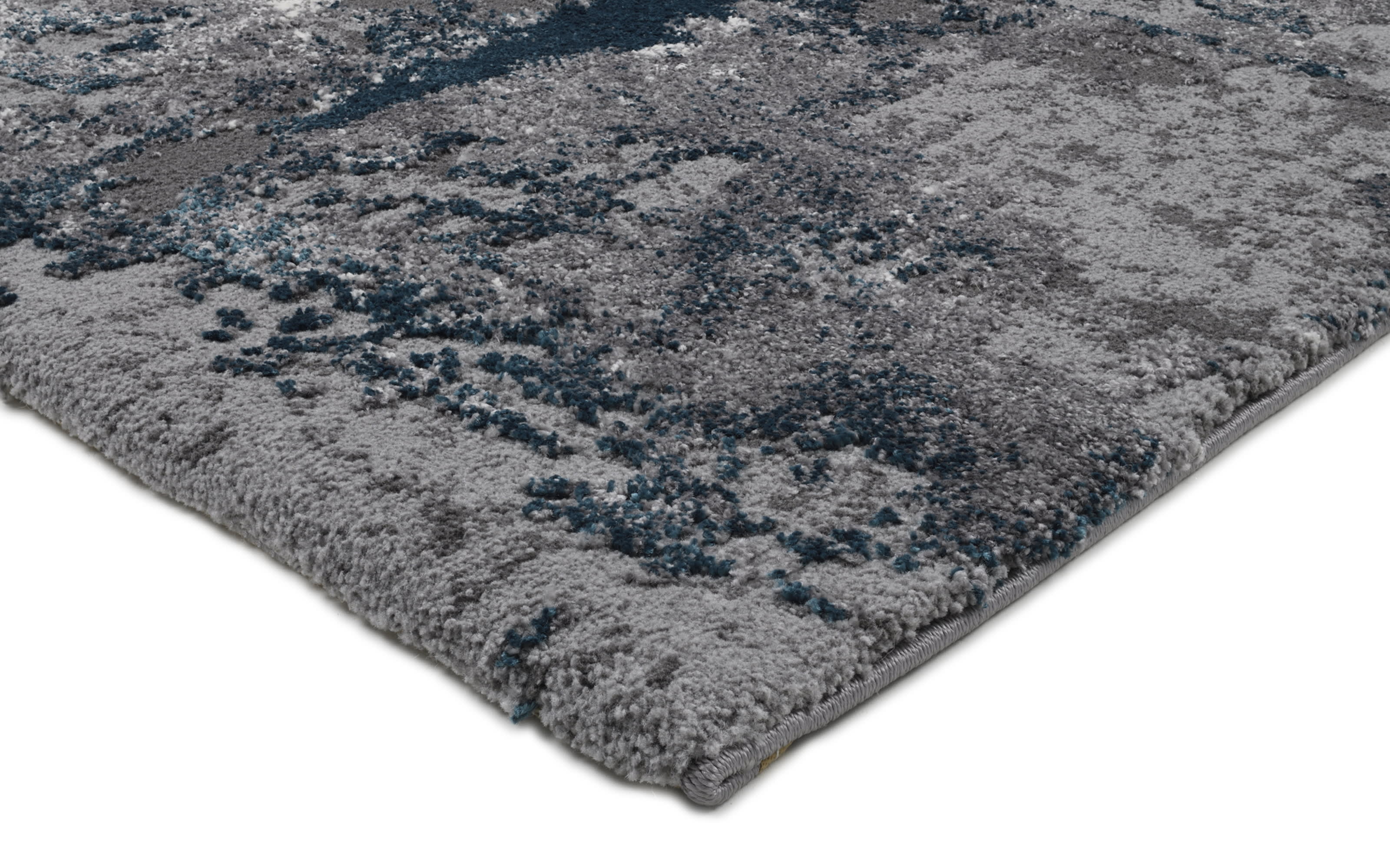 Teppich Starlight Echo, grau/petrol, 200 x 290 cm