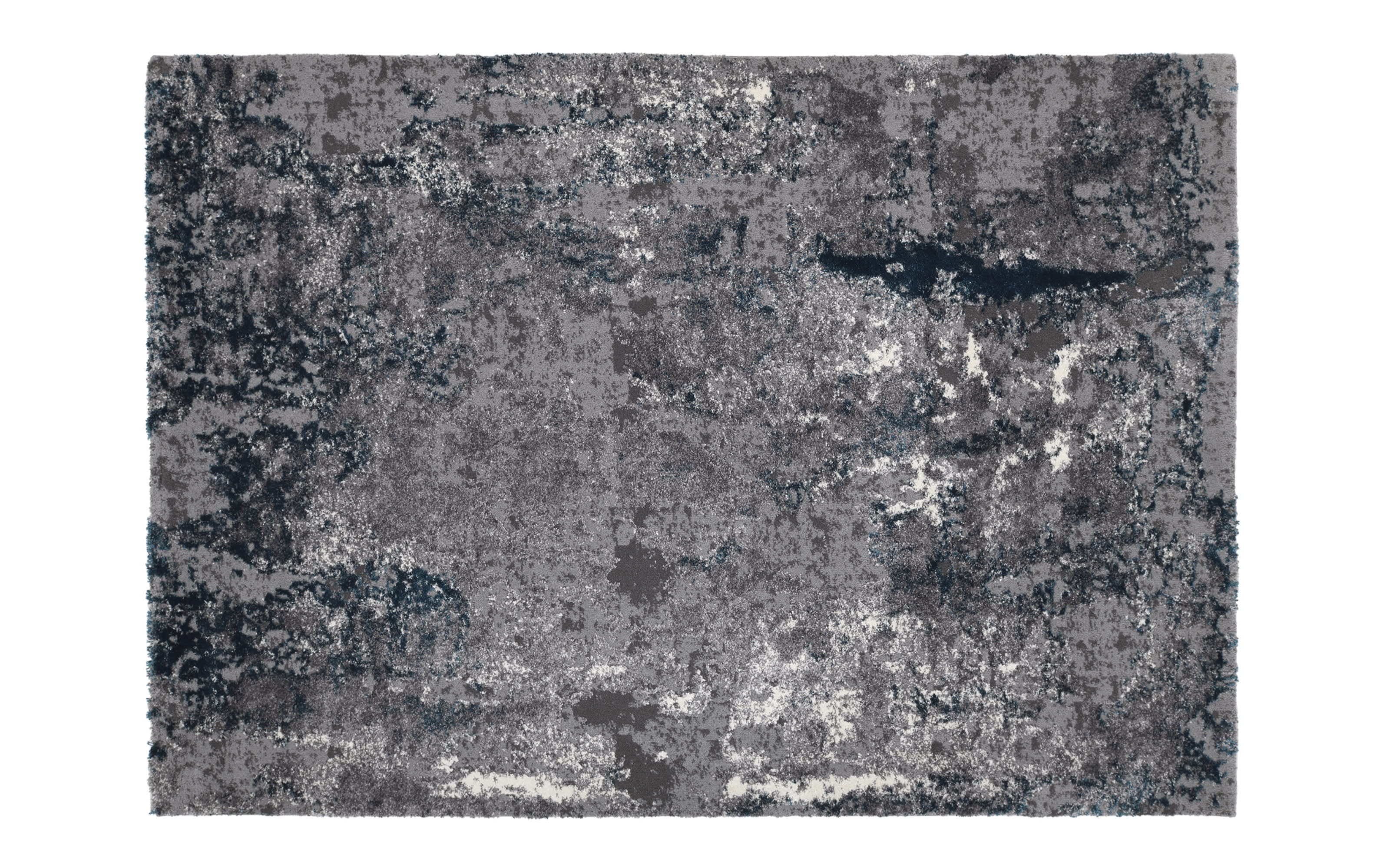 Teppich Starlight Echo, grau/petrol, 200 x 290 cm
