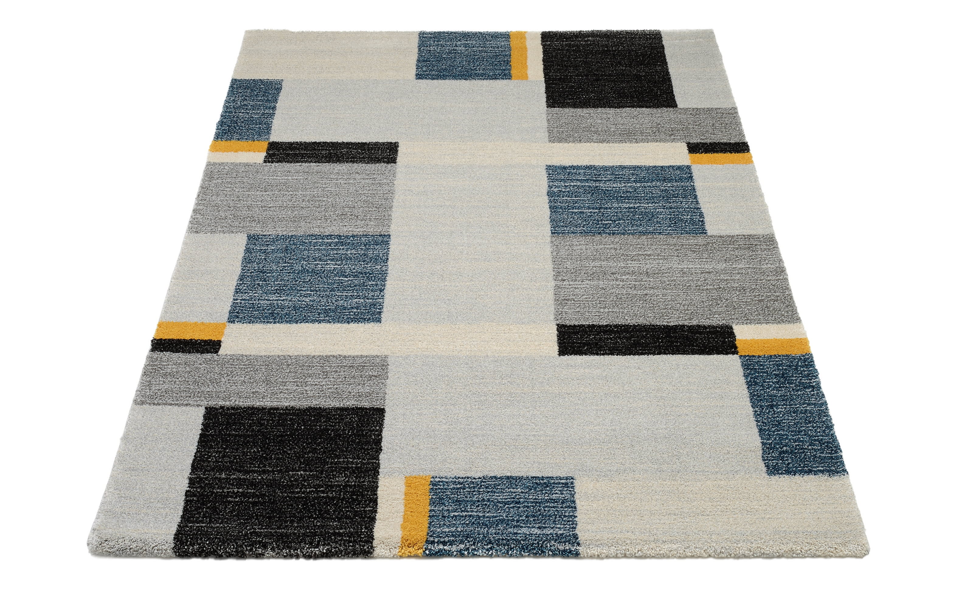 Teppich Ballance Allure, grau/blau, 200 x 290 cm