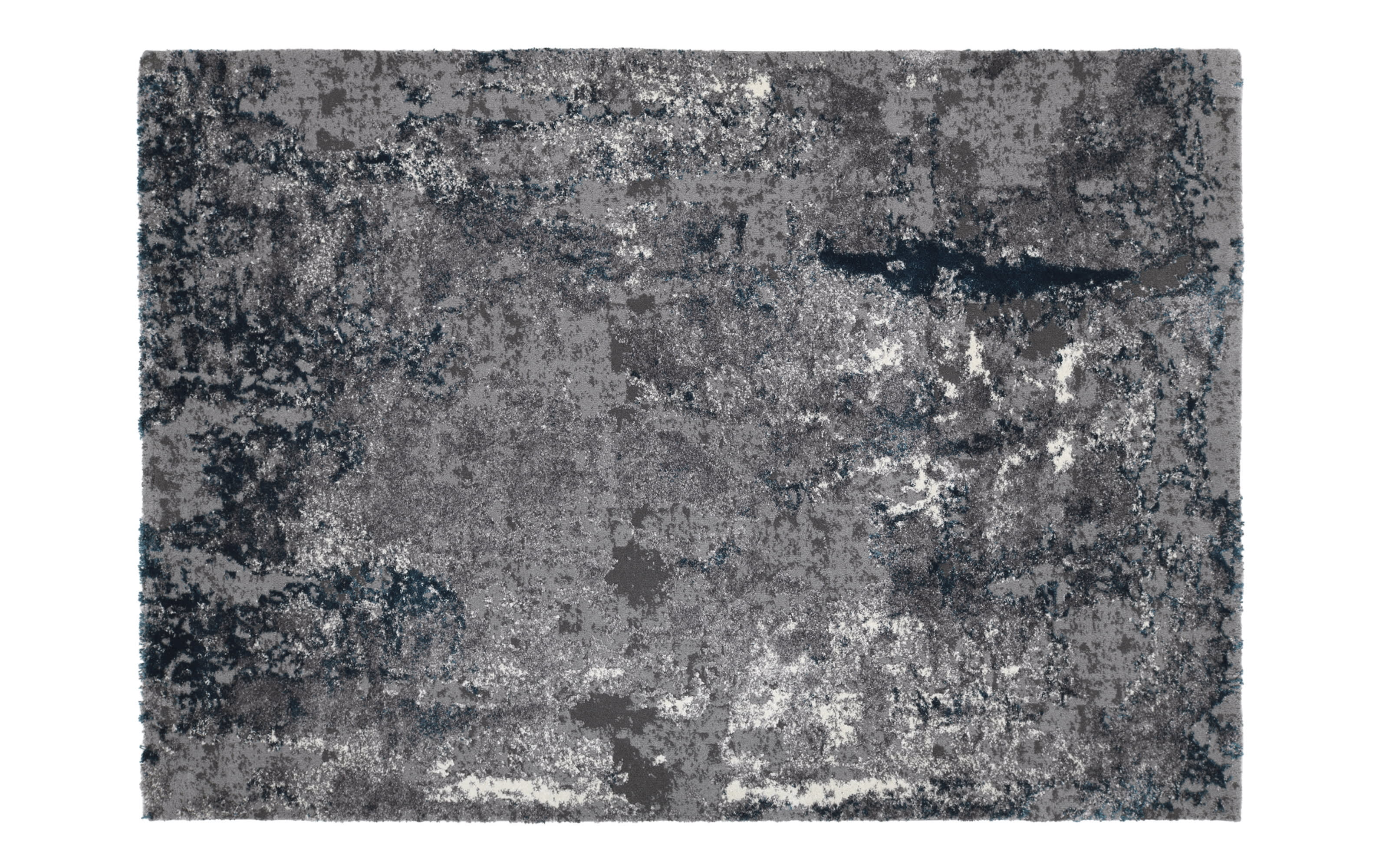 Teppich Starlight Echo, grau/petrol, 160 x 230 cm