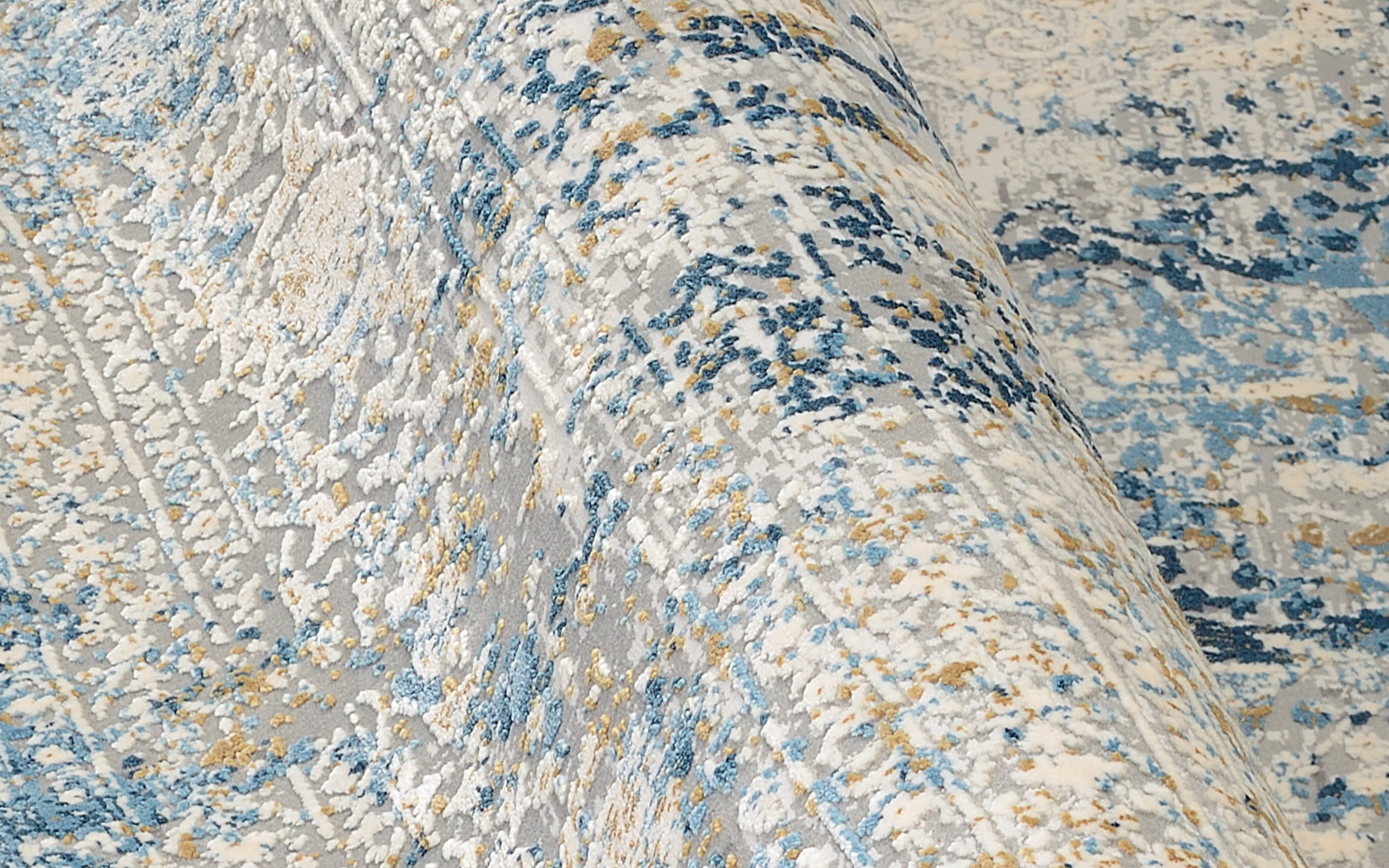 Teppich Glorious Cove, grau/blau, 160 x 230 cm