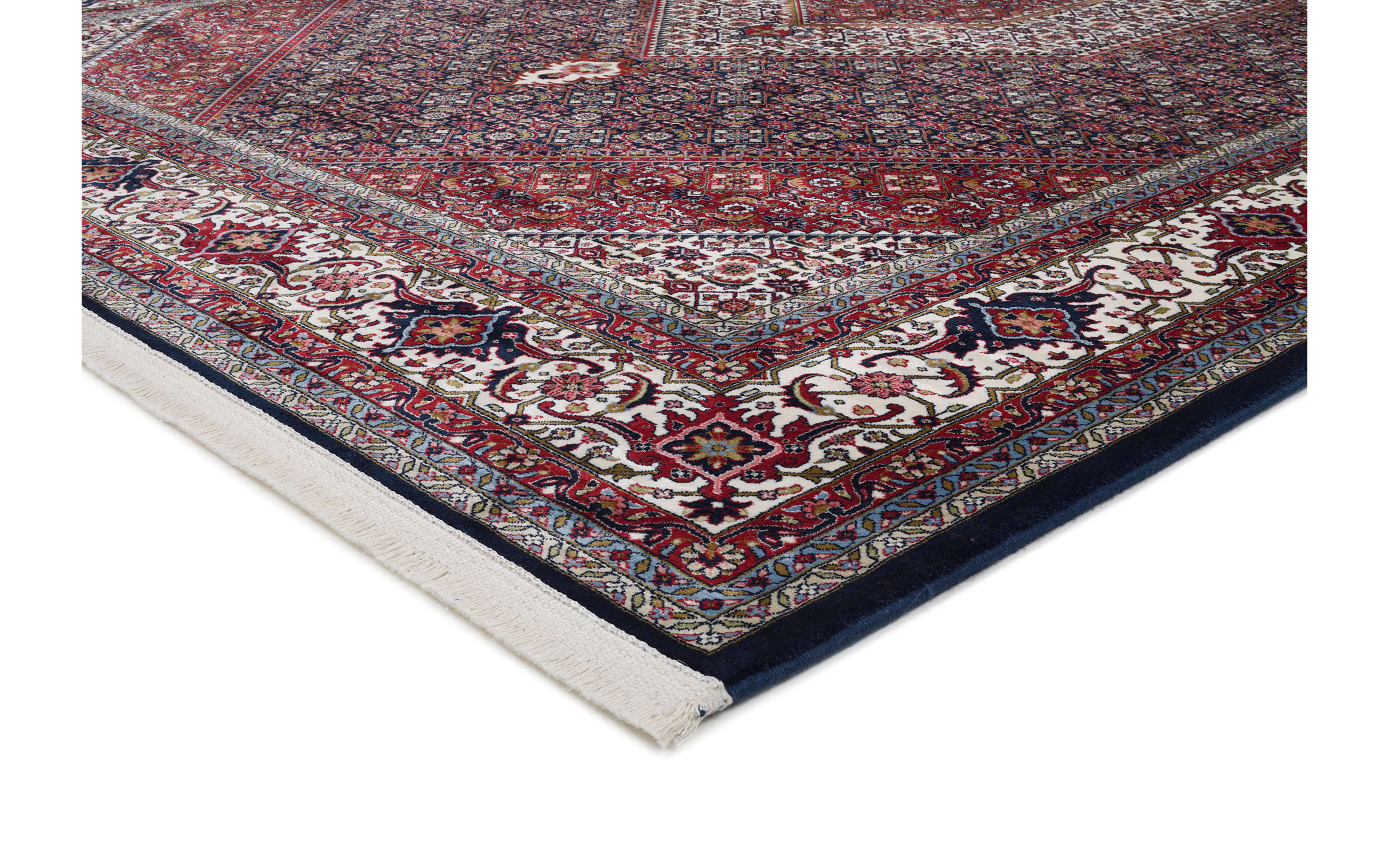 Teppich Seidenwind Bidjar, blau, 160 x 230 cm