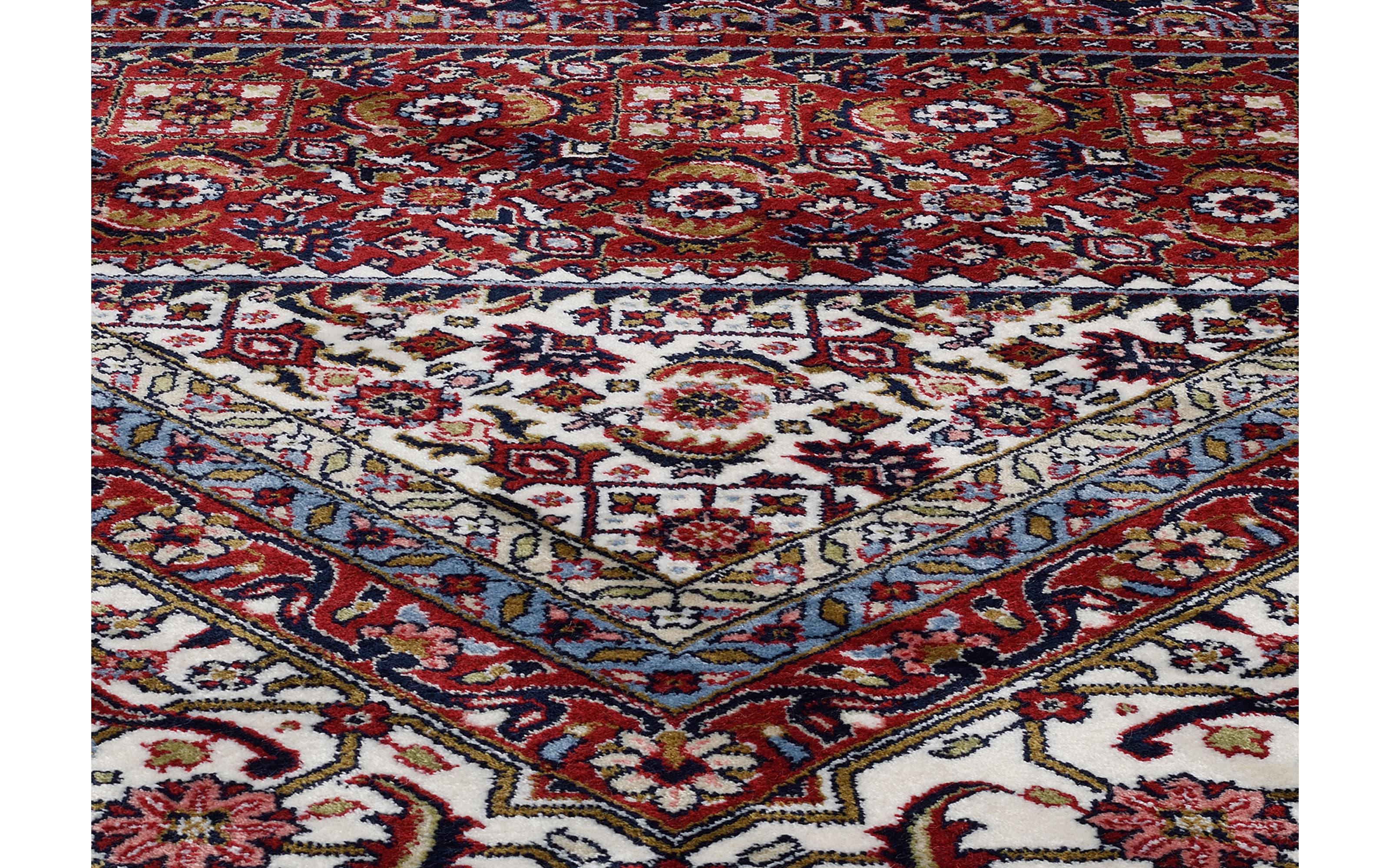 Teppich Seidenwind Bidjar, blau, 160 x 230 cm