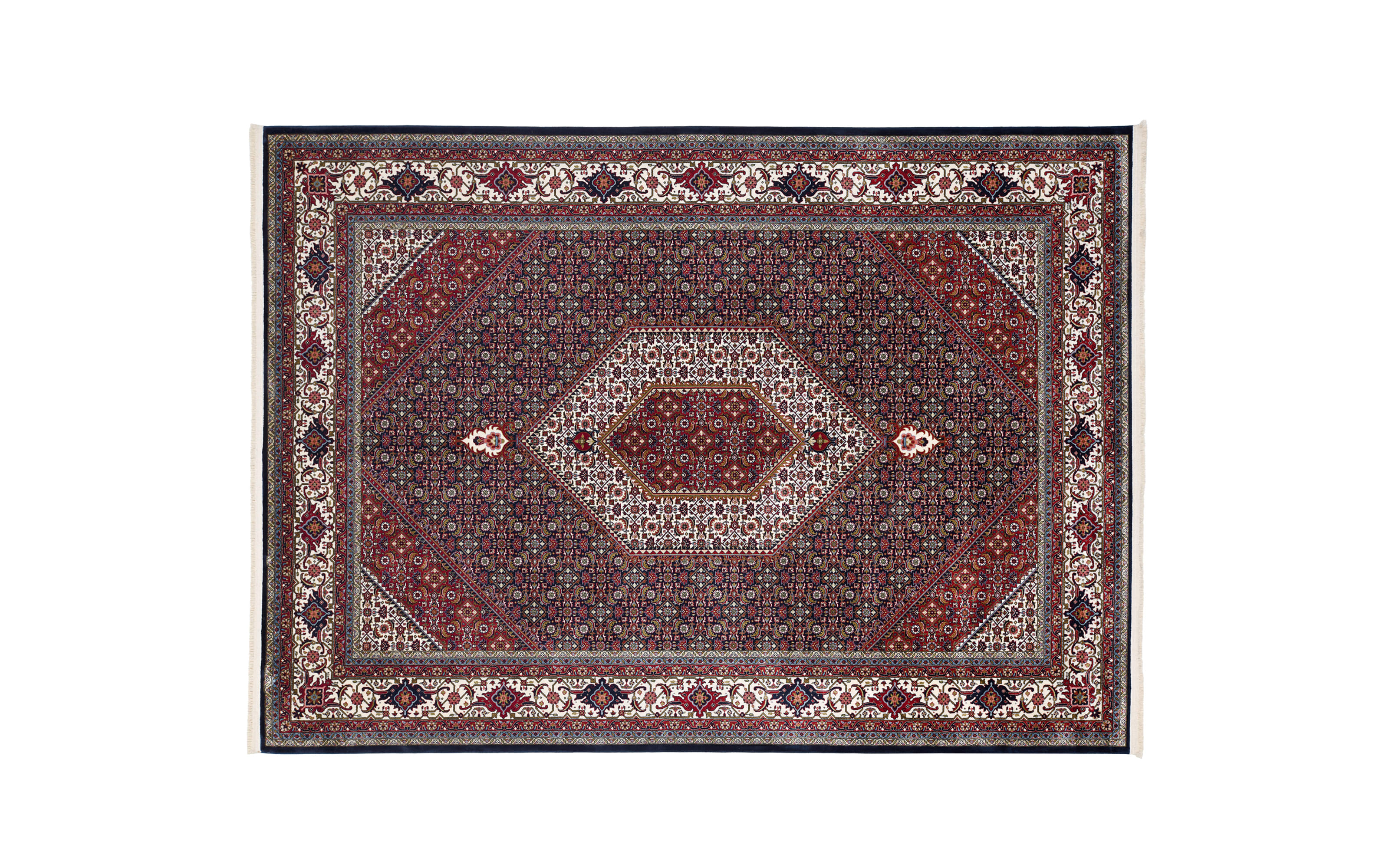 Teppich Seidenwind Bidjar, blau, 160 x 230 cm