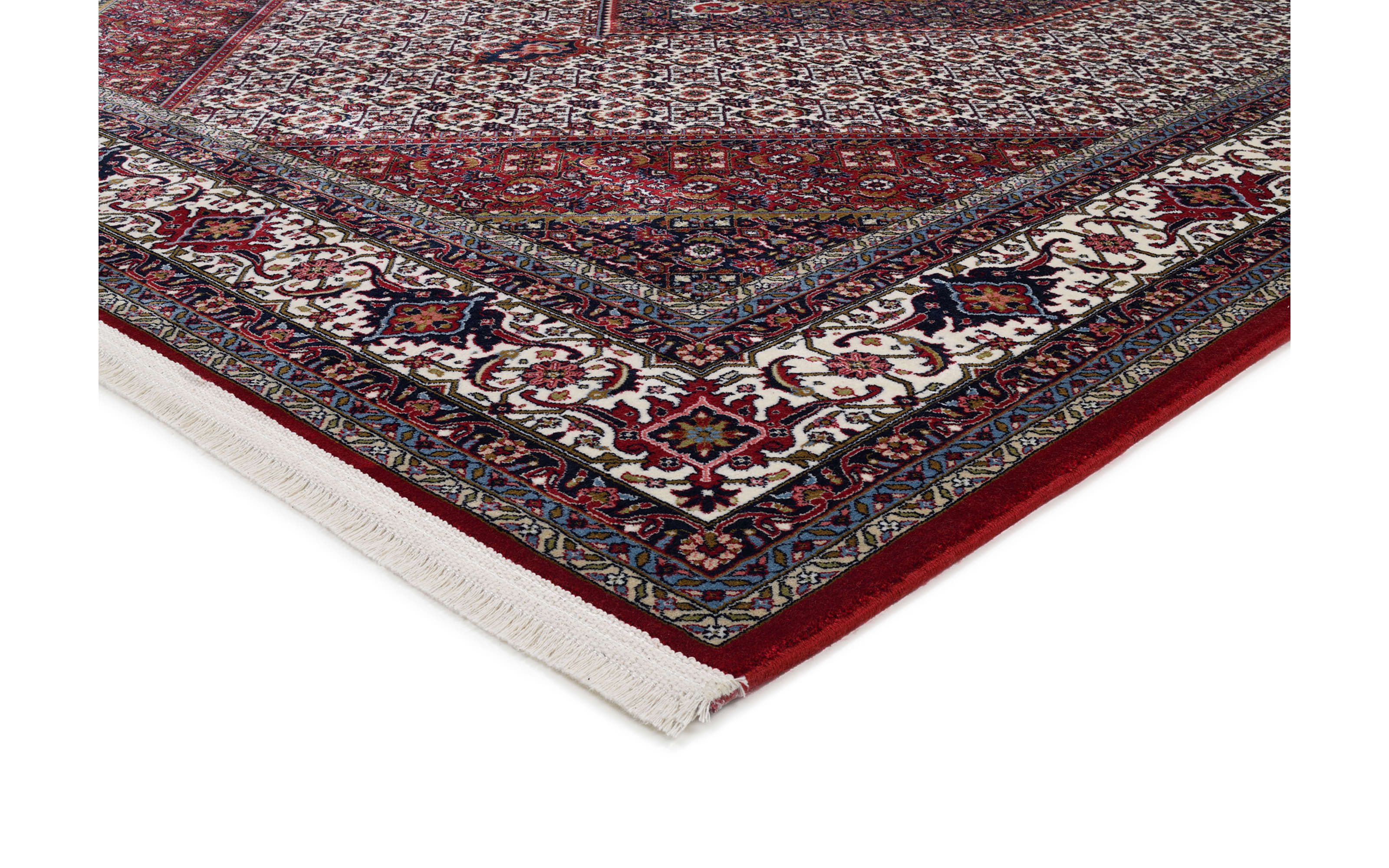 Teppich Seidenwind Bidjar, creme/rot, 160 x 230 cm