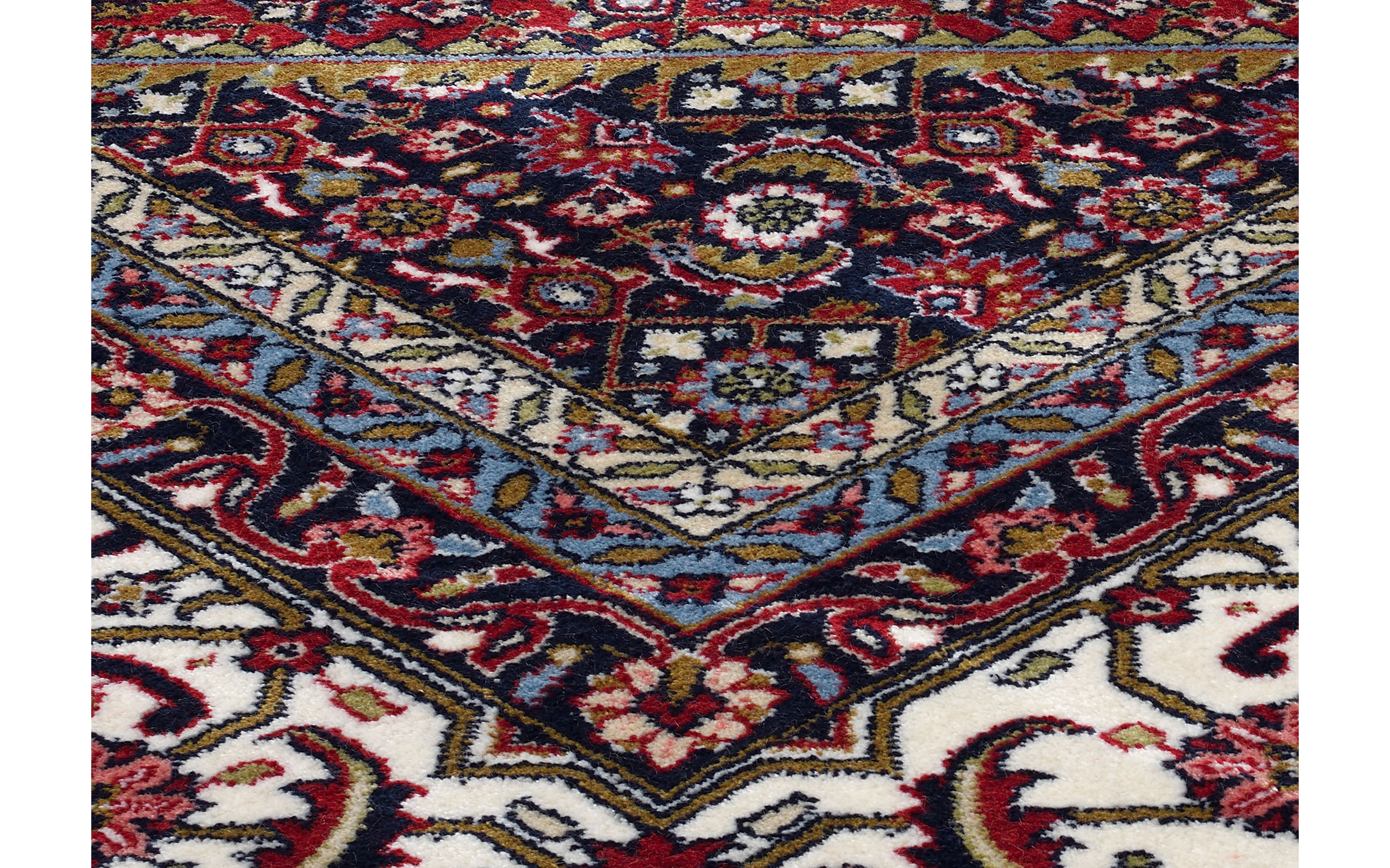 Teppich Seidenwind Bidjar, creme/rot, 160 x 230 cm