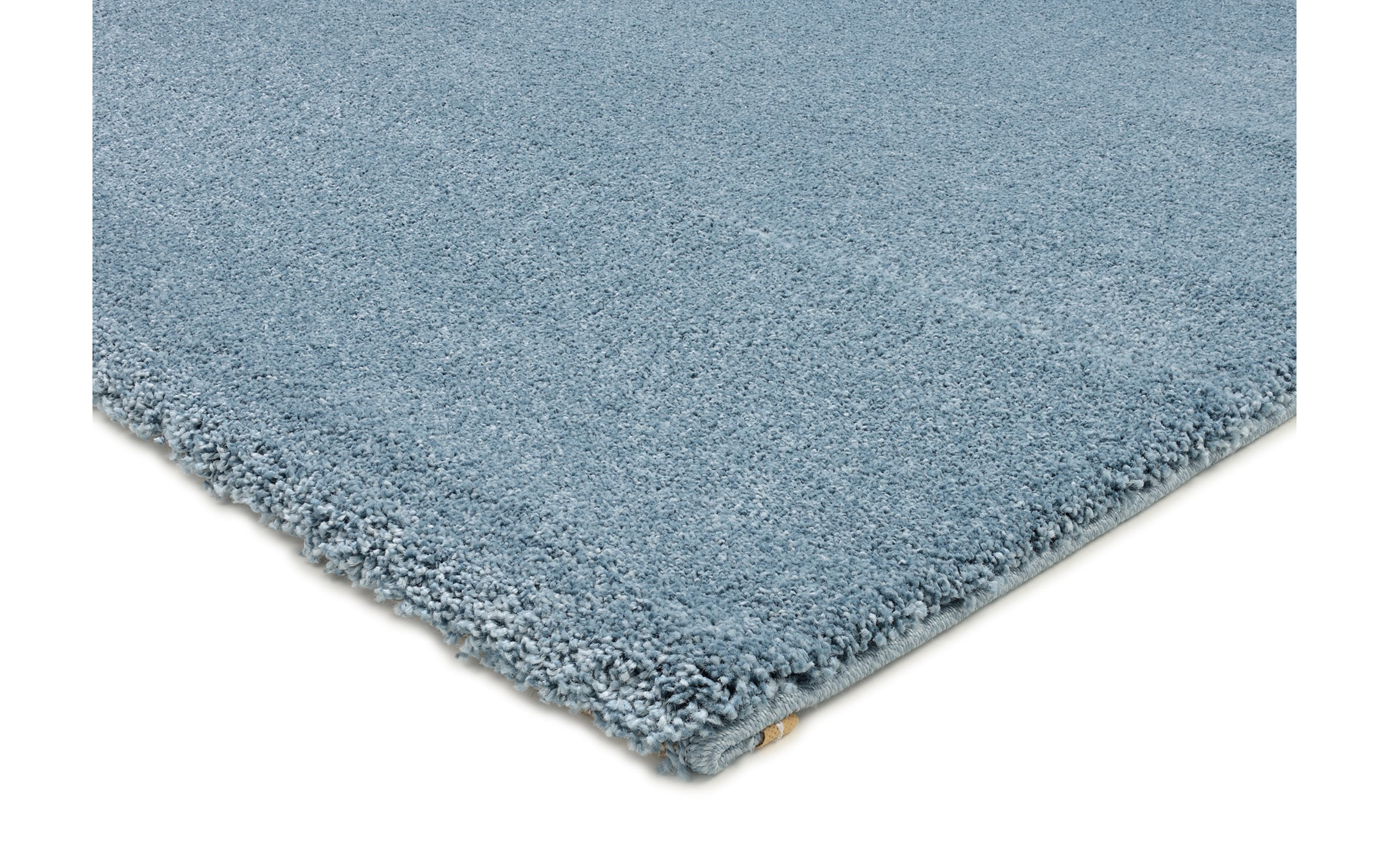 Teppich Kristall Uni, blau, 160 x 230 cm