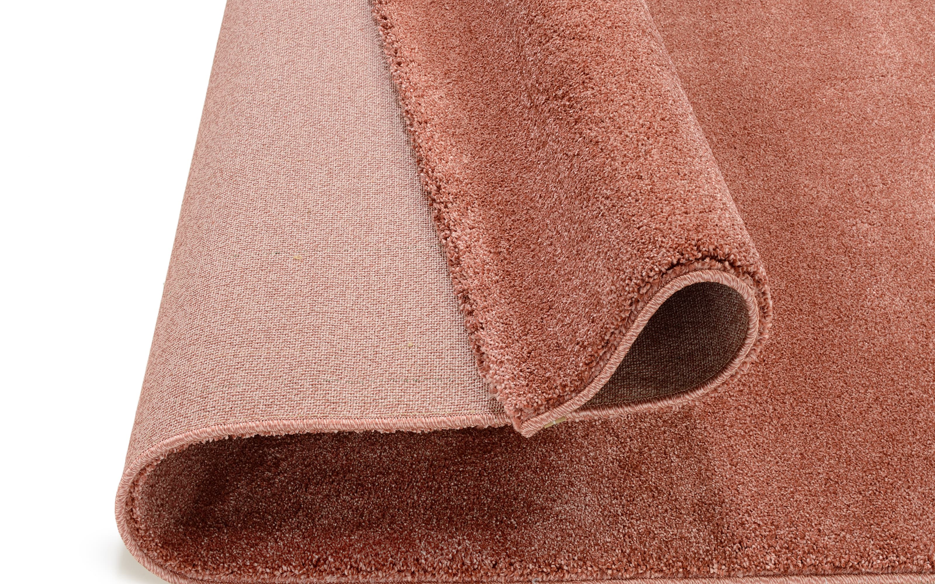 Teppich Kristall Uni, rosenholz, 160 x 230 cm