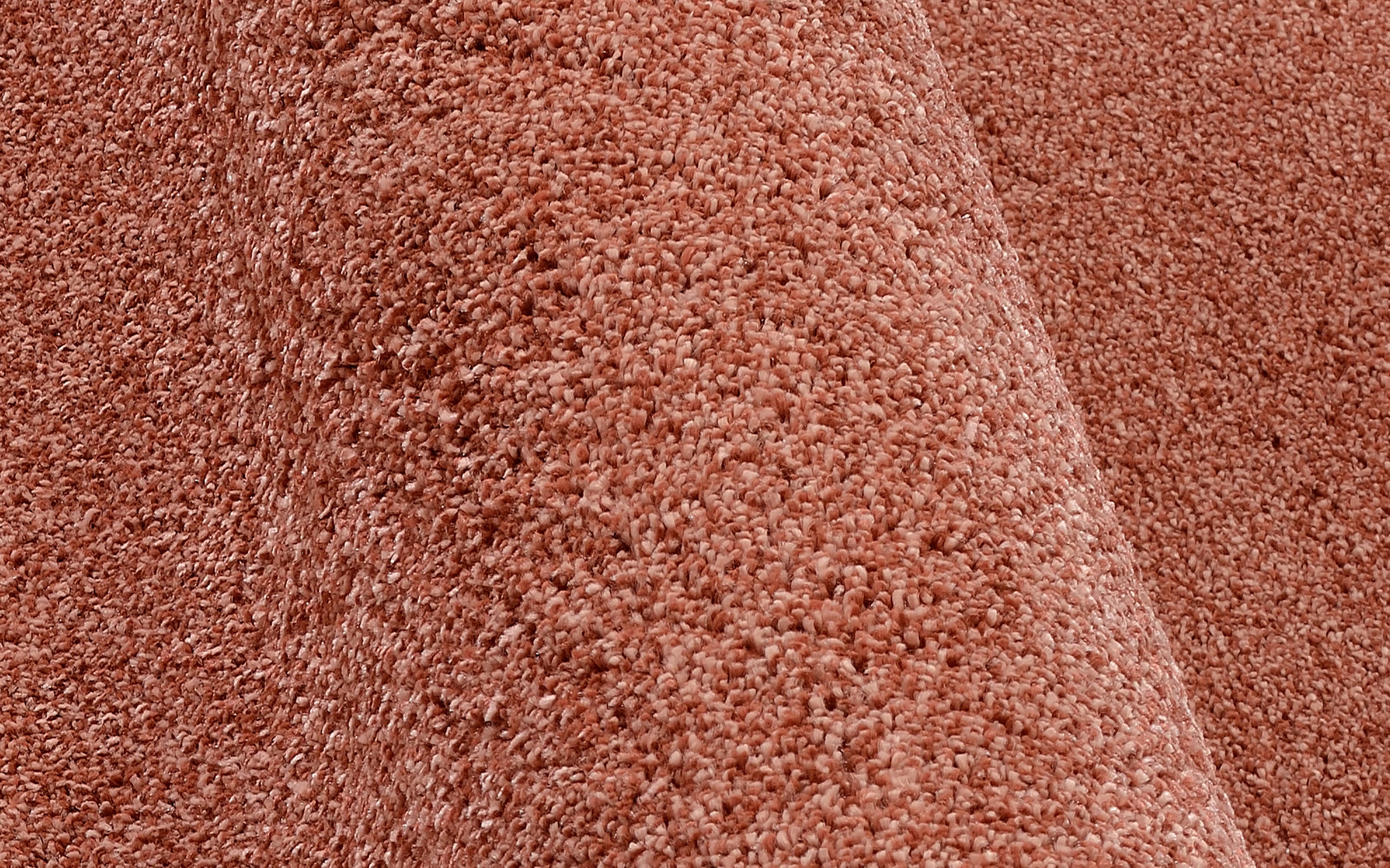 Teppich Kristall Uni, rosenholz, 160 x 230 cm