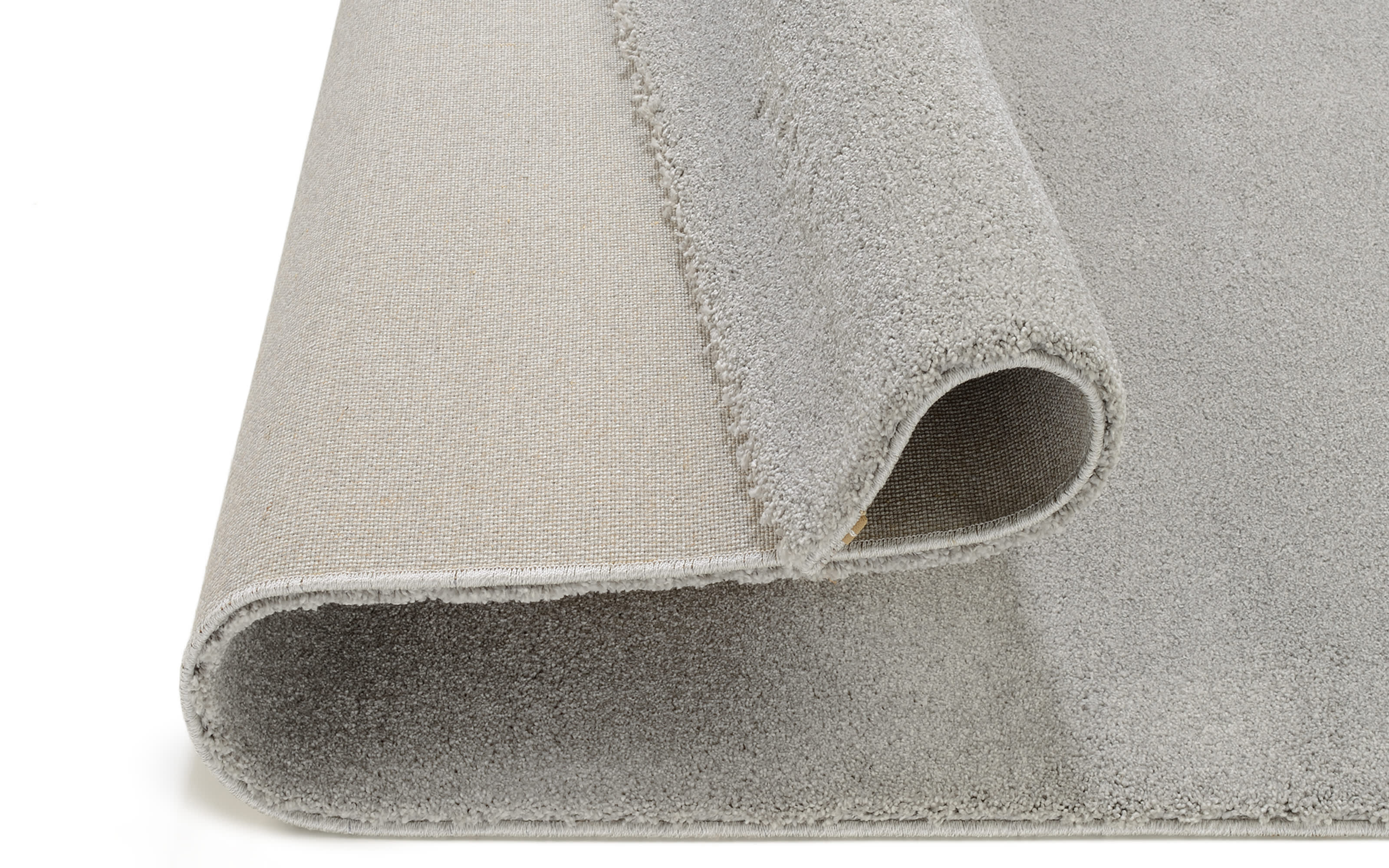 Teppich Kristall Uni, grau, 160 x 230 cm