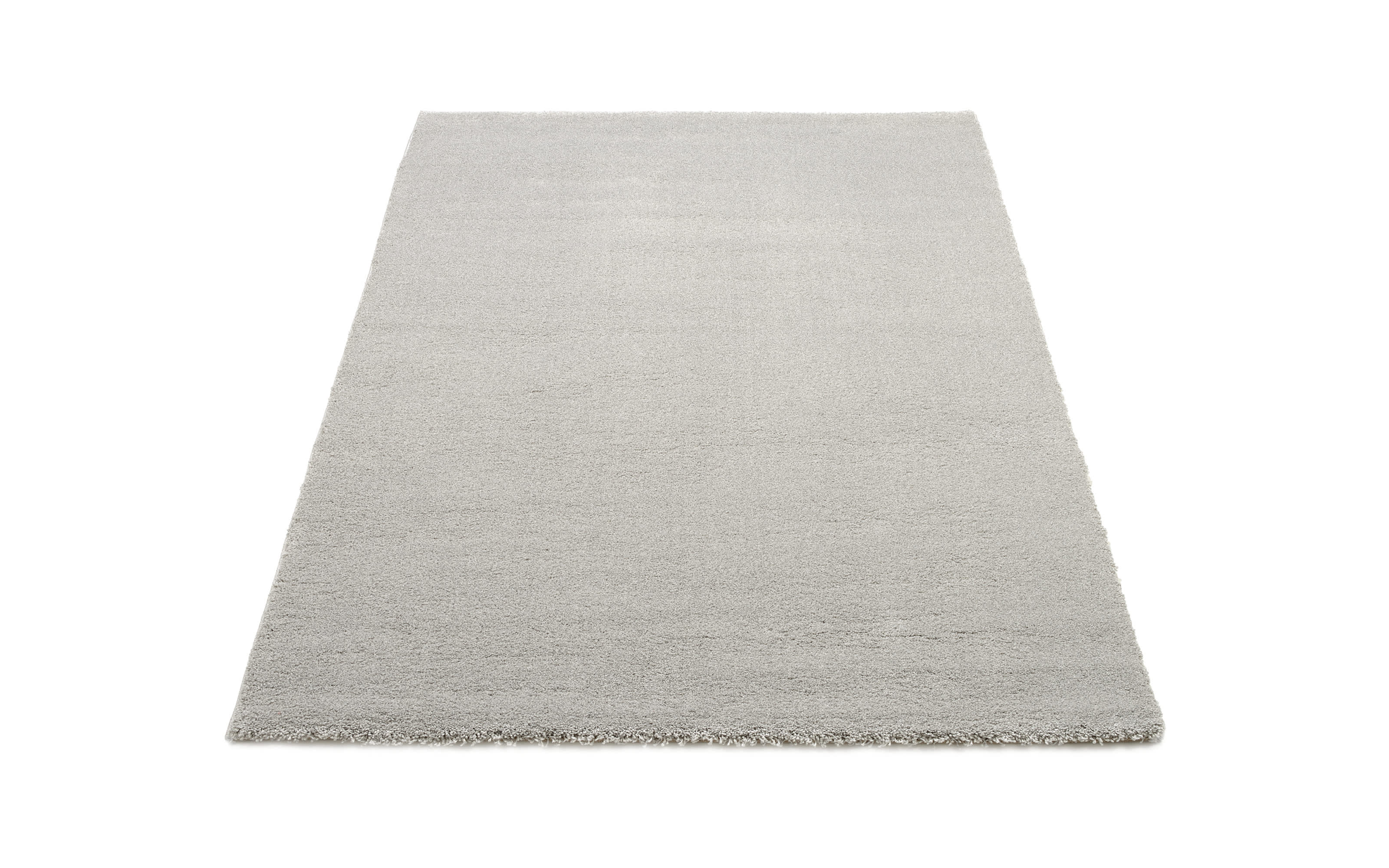 Teppich Kristall Uni, grau, 160 x 230 cm