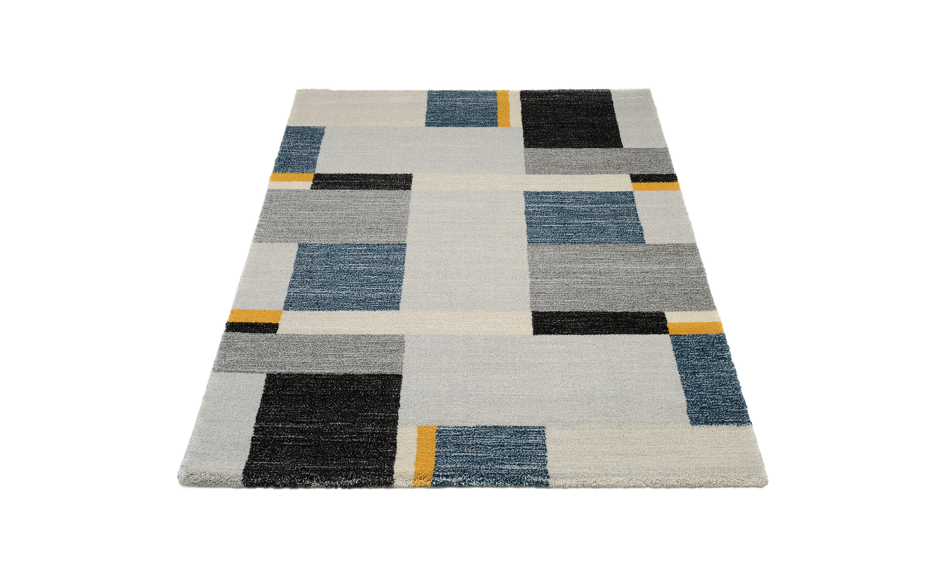 Teppich Ballance Allure, grau/blau, 160 x 230 cm
