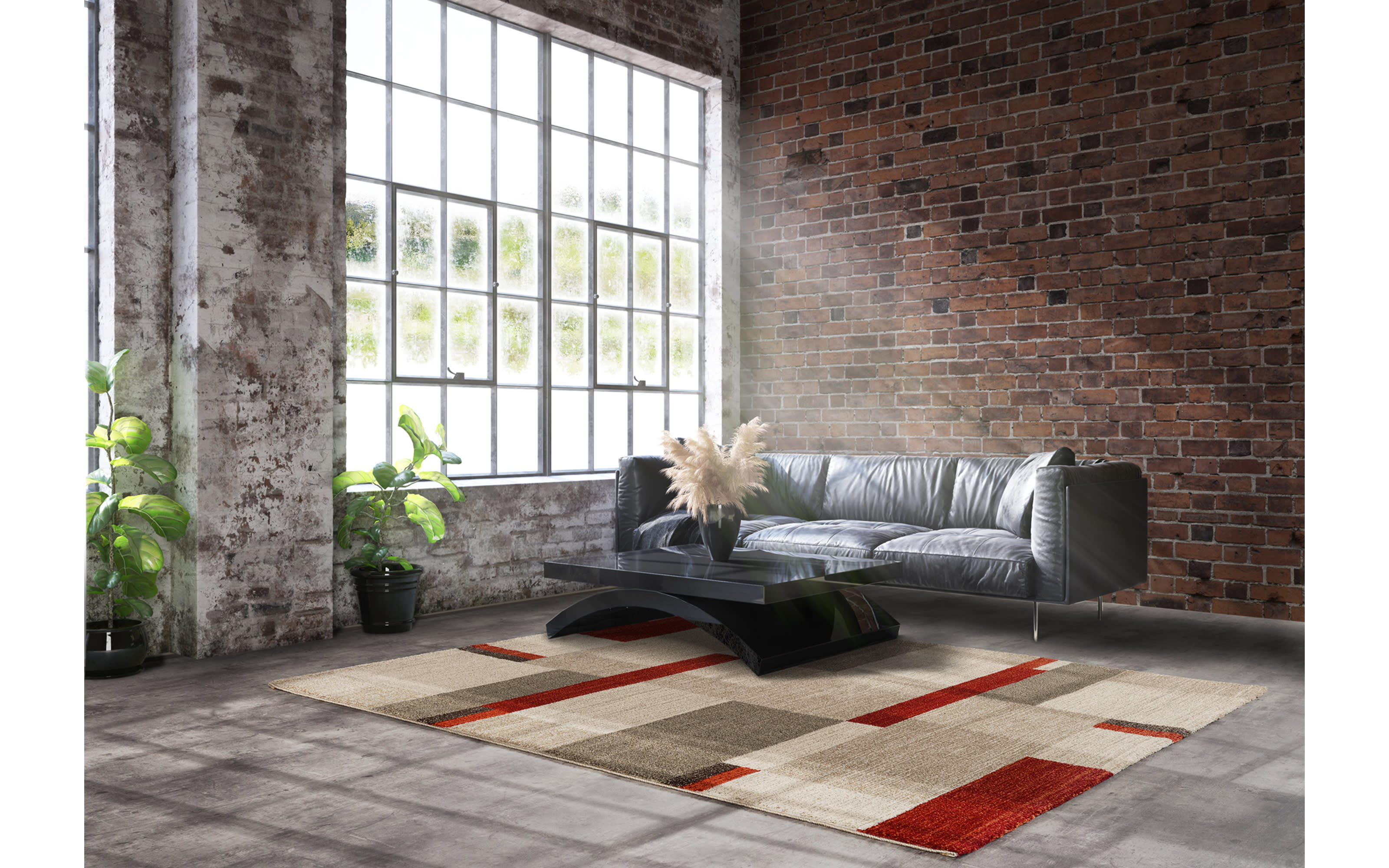 Teppich Ballance Allure, beige/rot 160 x 230 cm