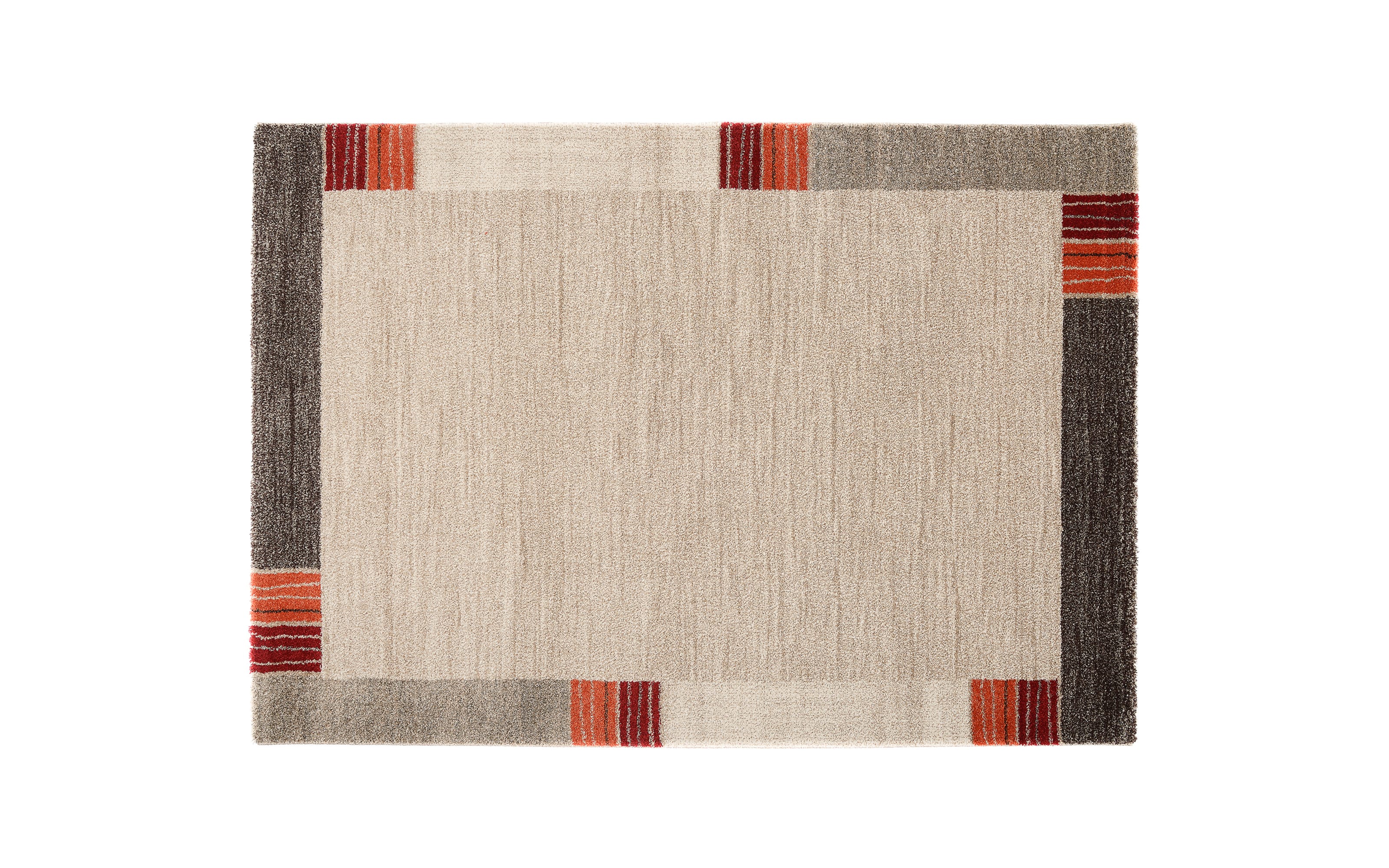 Teppich Ballance Kantium, beige/dunkelbraun, 160 x 230 cm 