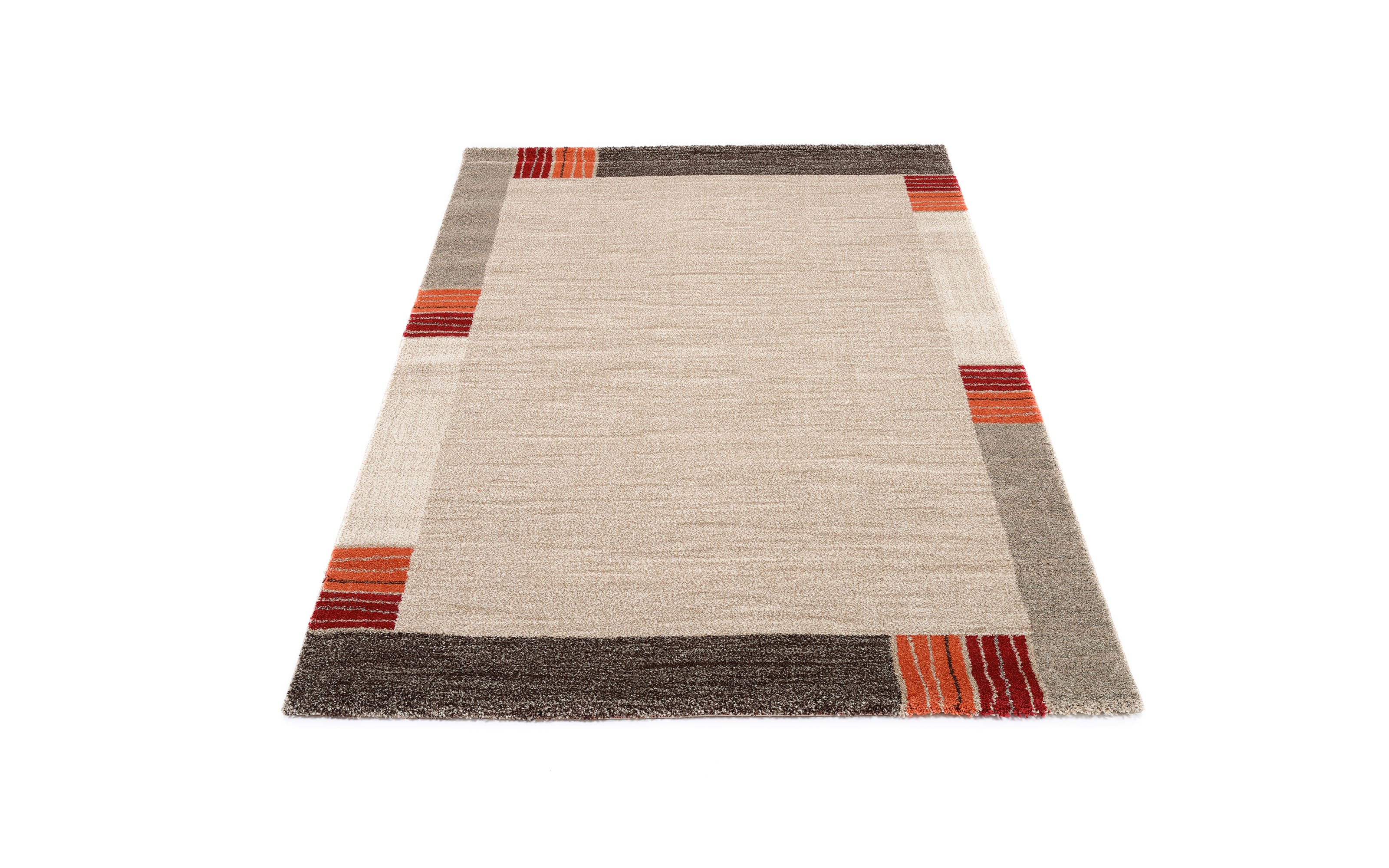 Teppich Ballance Kantium, beige/dunkelbraun, 160 x 230 cm 