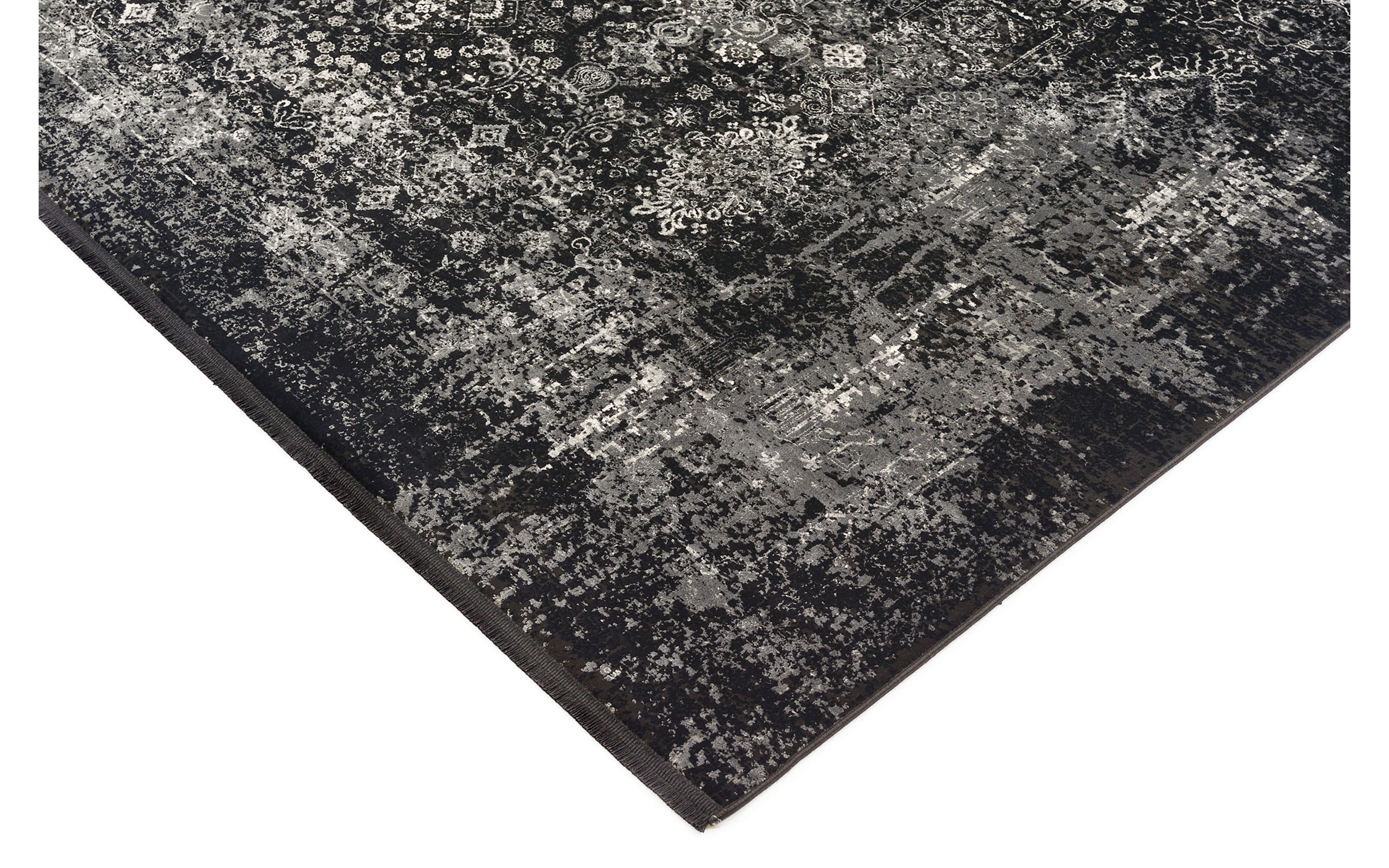 Teppich Glorious Vita,  schwarz/grau, 160 x 230 cm