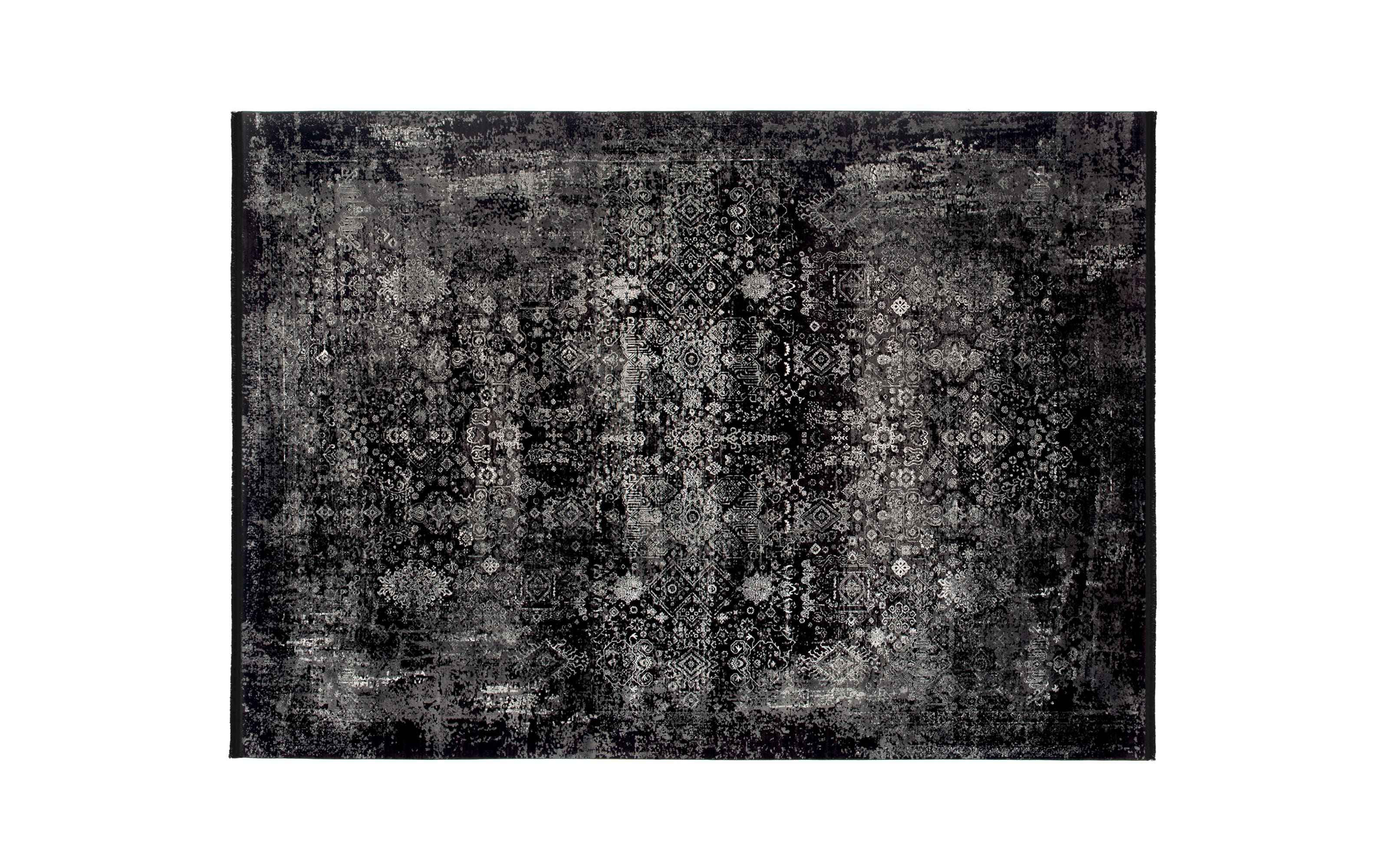 Teppich Glorious Vita,  schwarz/grau, 160 x 230 cm