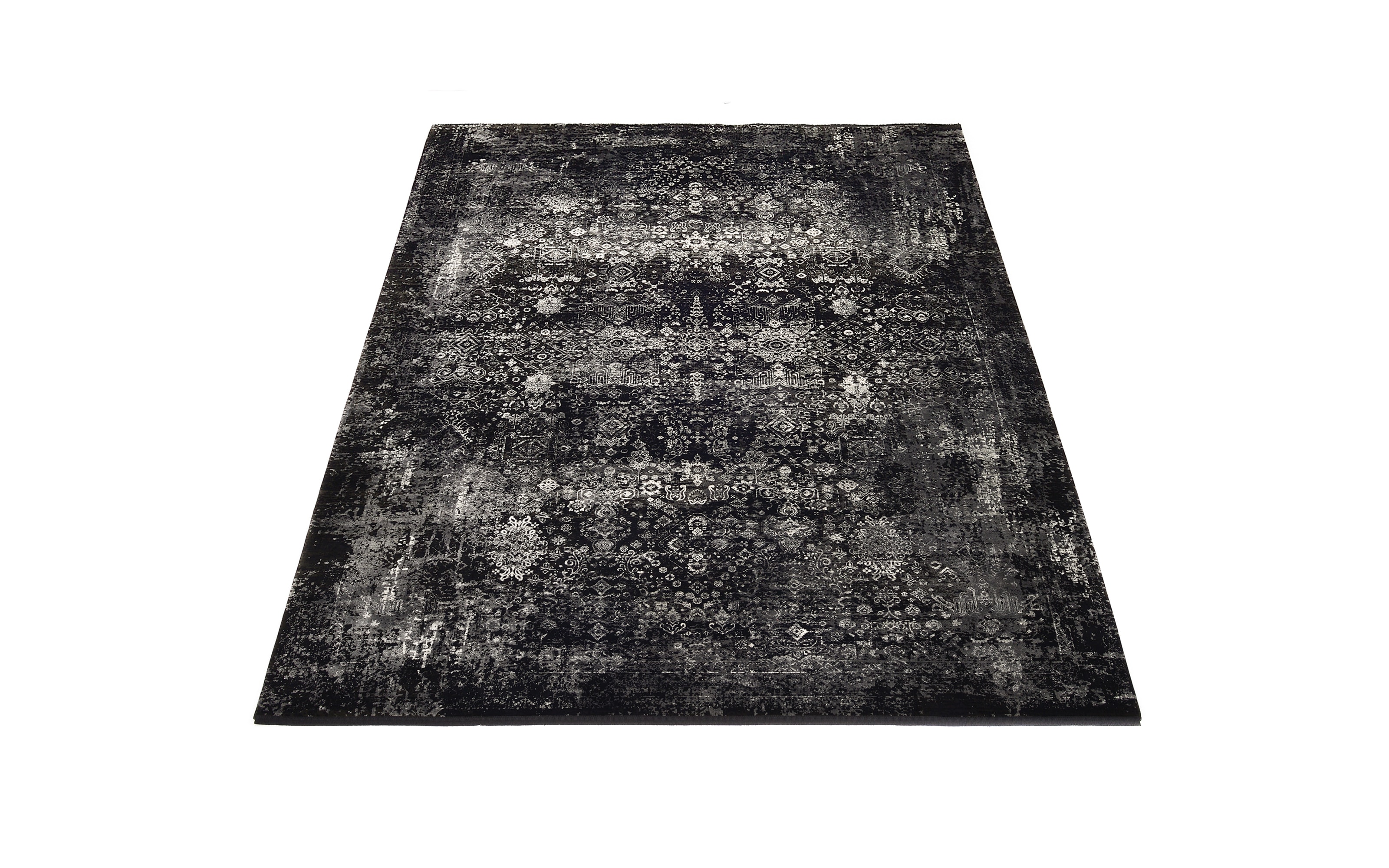 Teppich Glorious Vita,  schwarz/grau, 160 x 230 cm