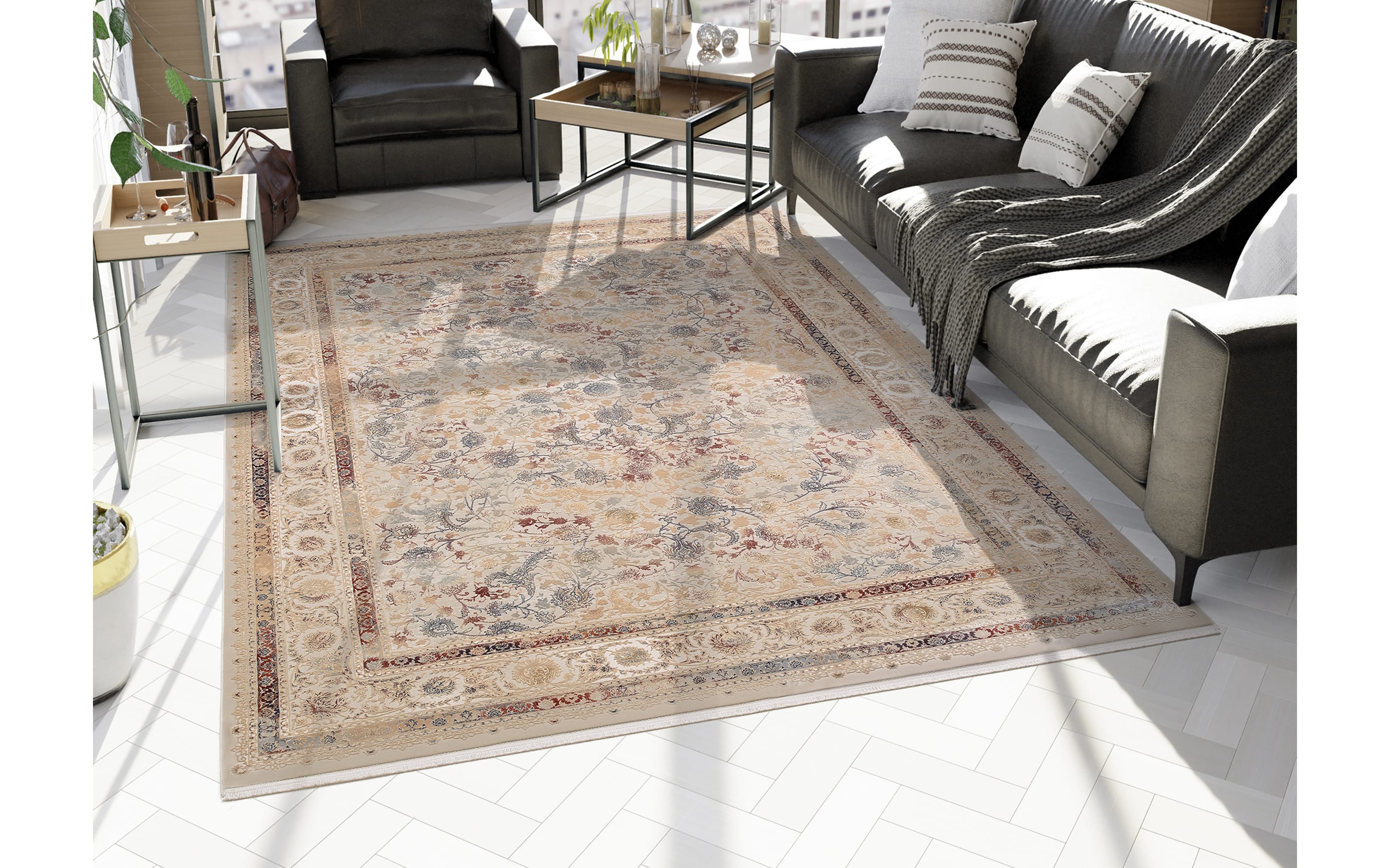 Teppich Majestic Mood, natur/mehrfarbig, 160 x 230 cm