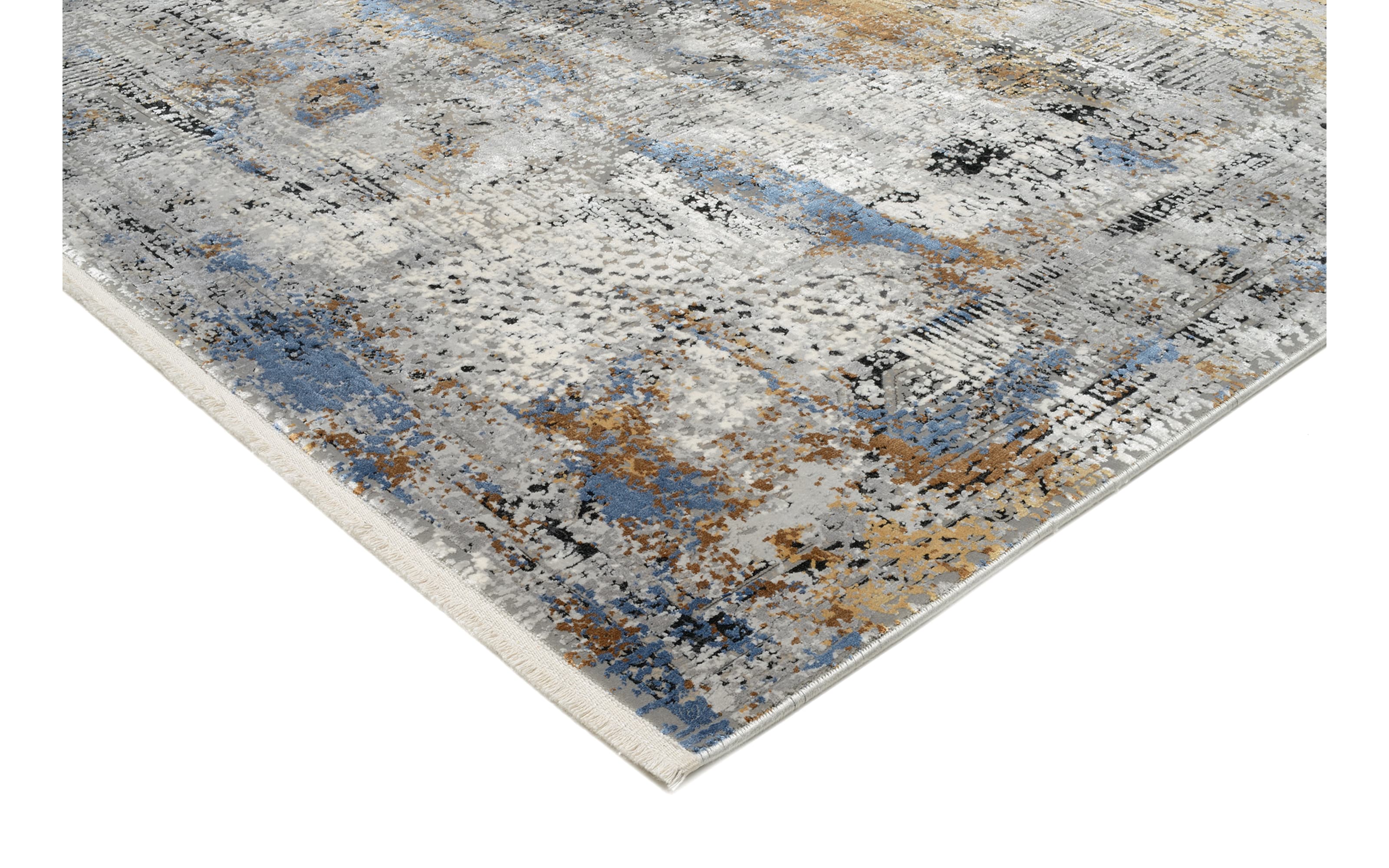 Teppich Prestoria Evos, grau/mehrfarbig, 160 x 230 cm