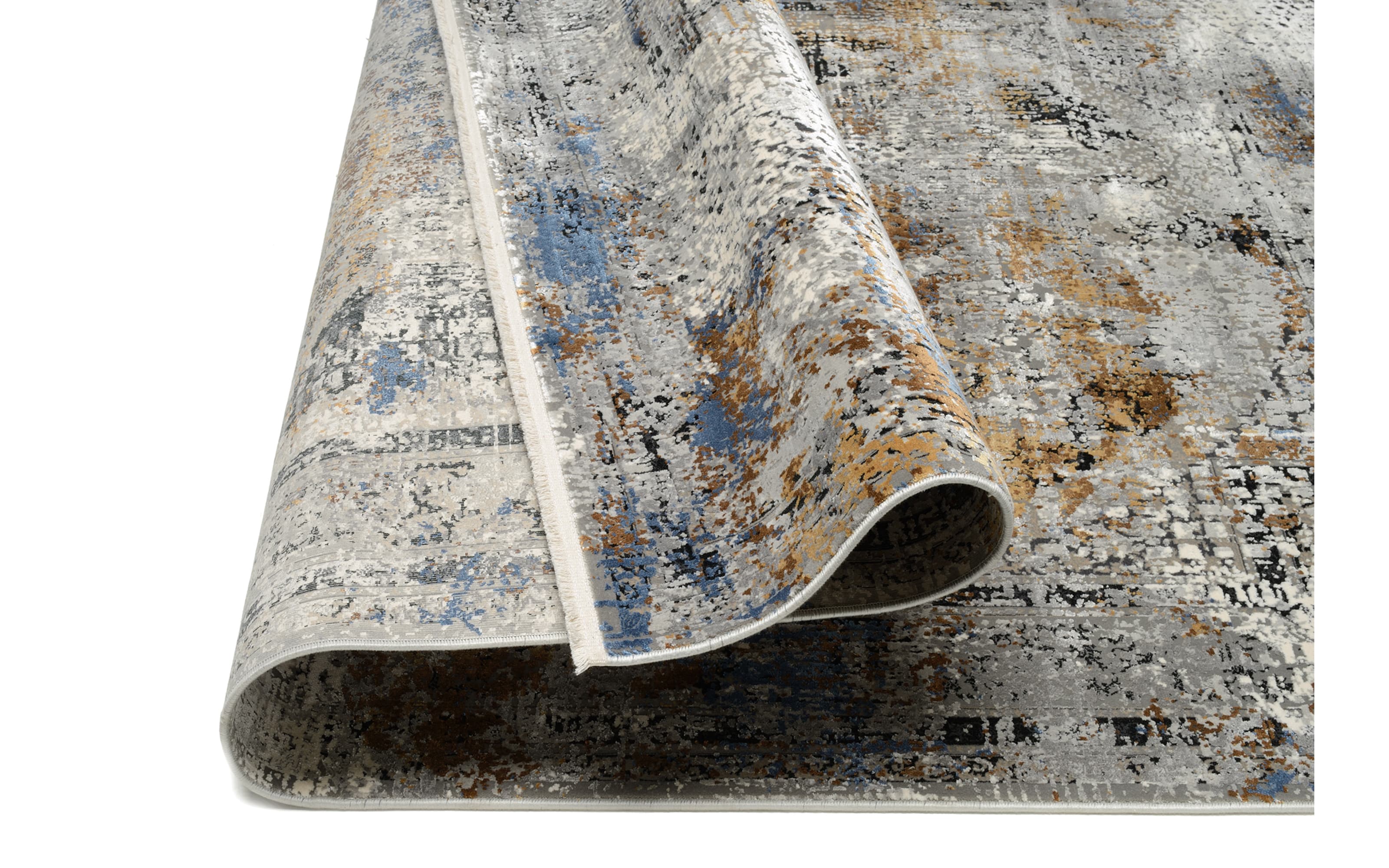 Teppich Prestoria Evos, grau/mehrfarbig, 160 x 230 cm