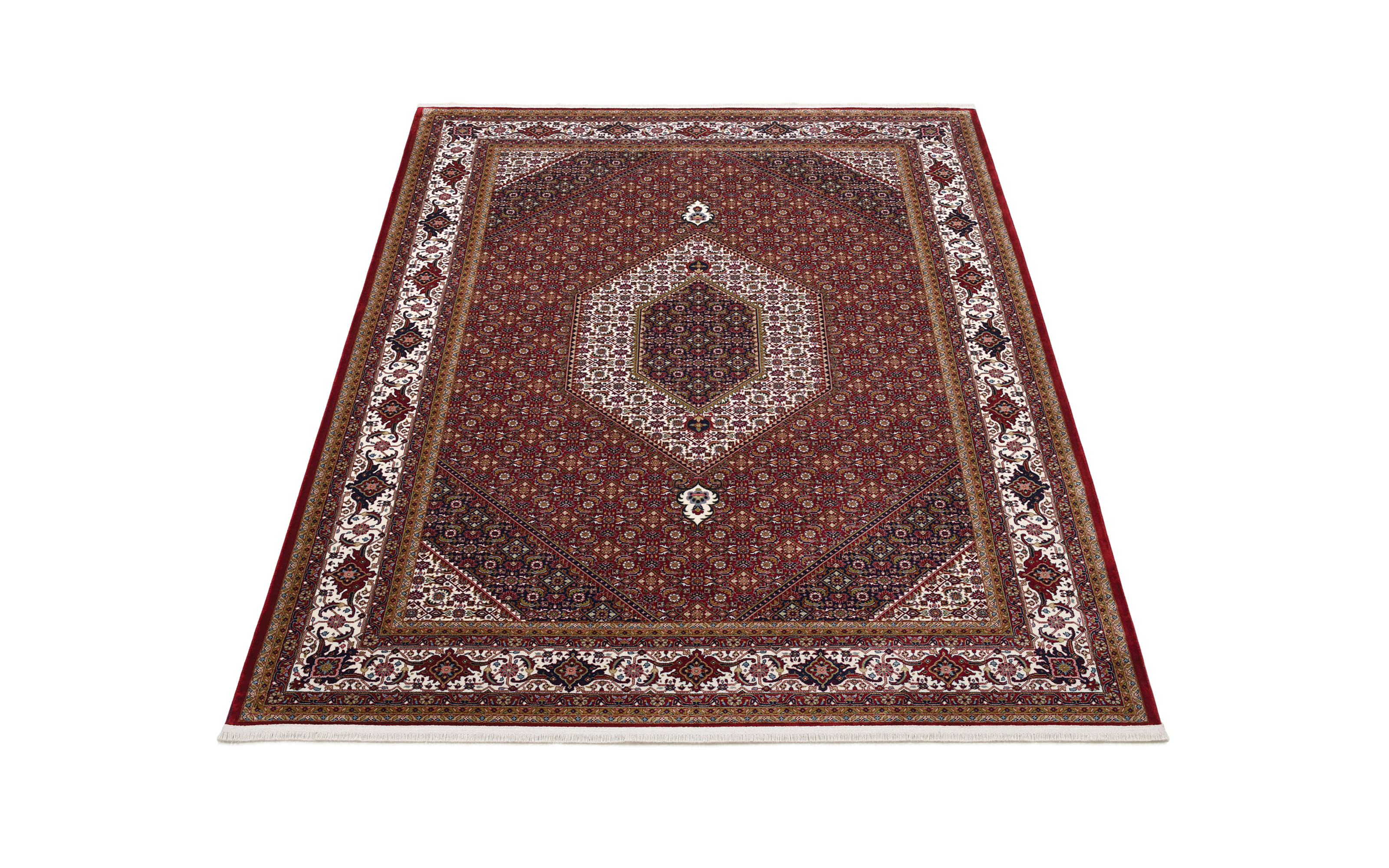 Teppich Seidenwind Bidjar, rot, 140 x 200 cm