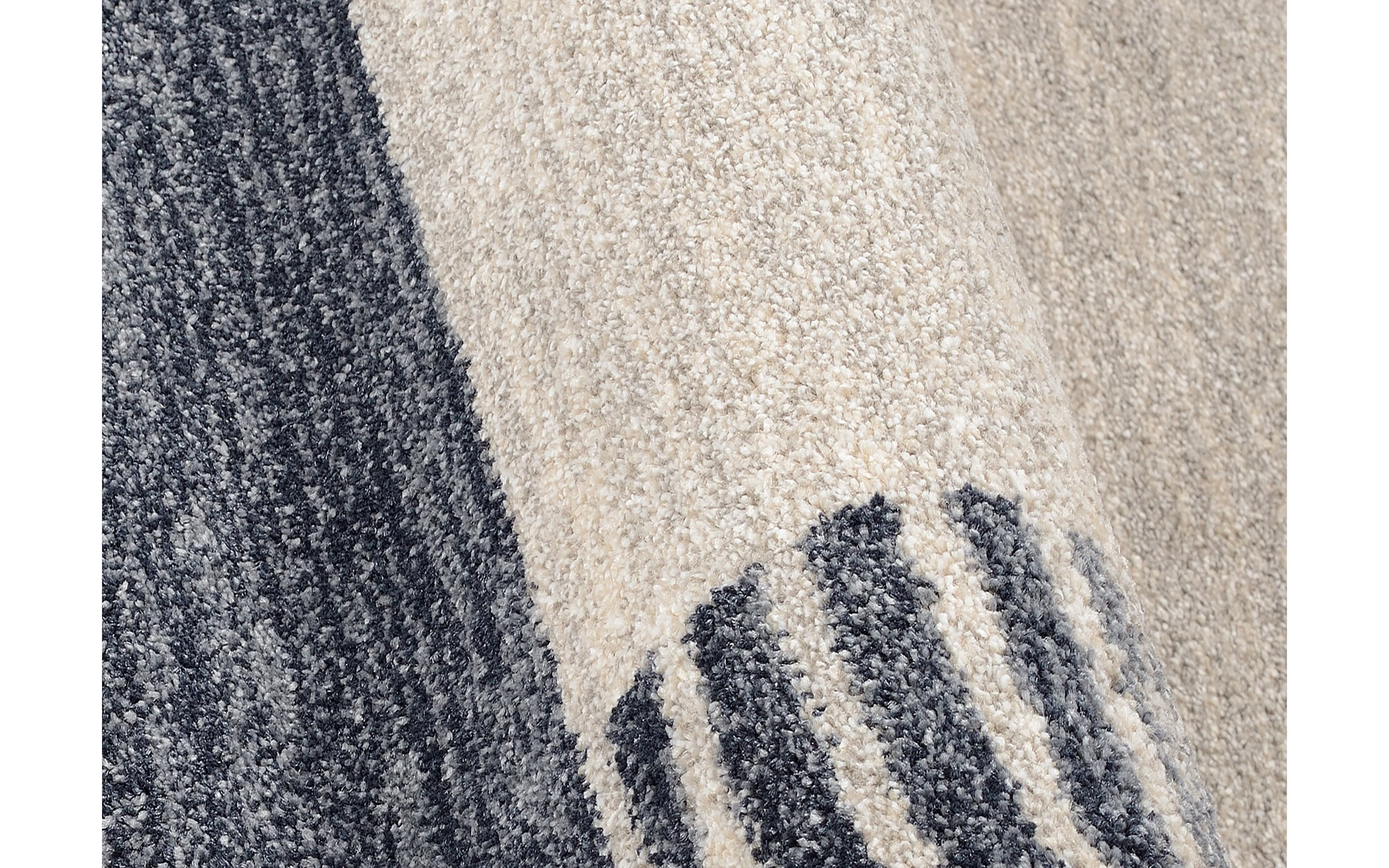 Teppich Ballance Kantium, blau/grau, 140 x 200 cm