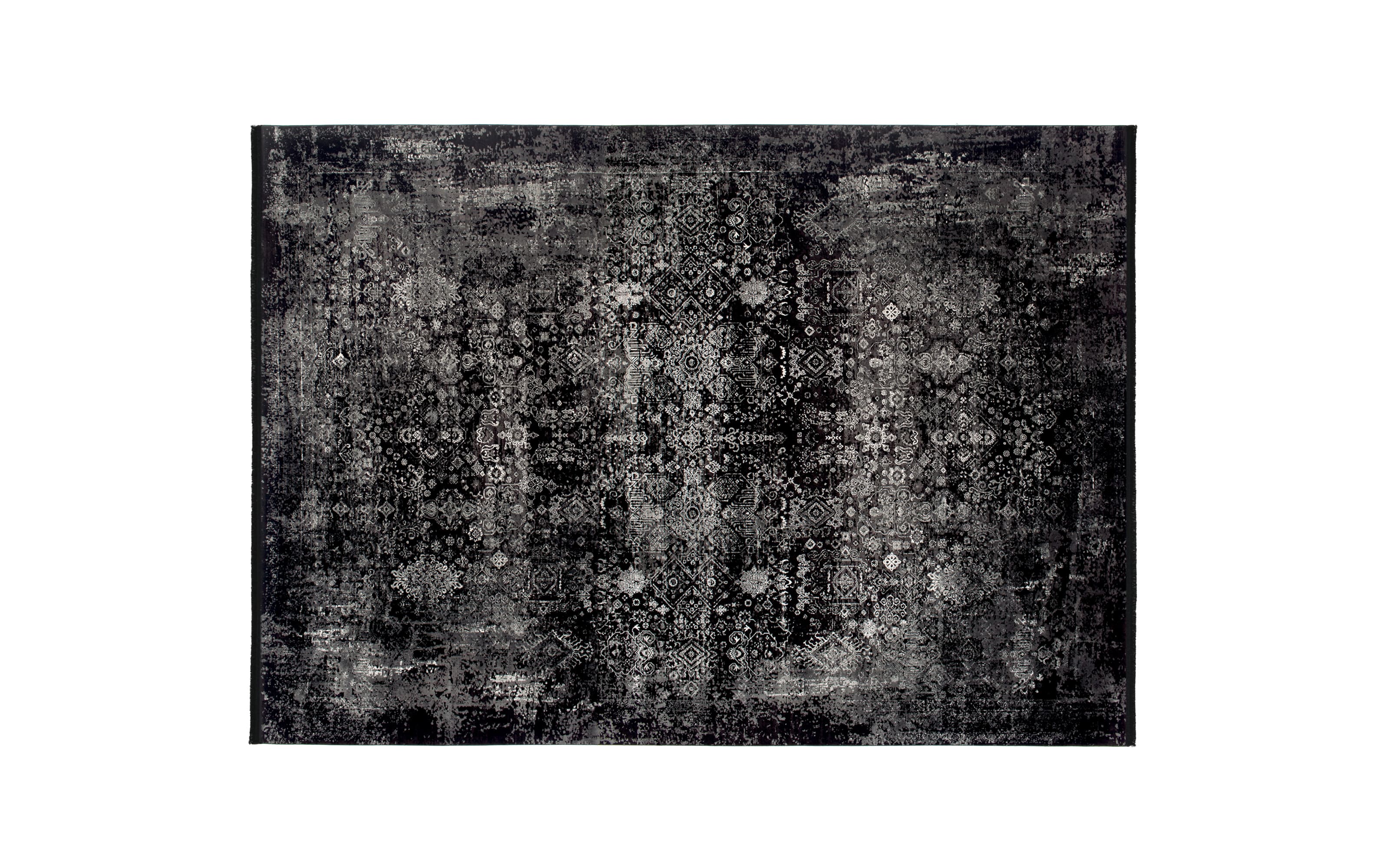 Teppich Glorious Vita,  schwarz/grau, 140 x 200 cm