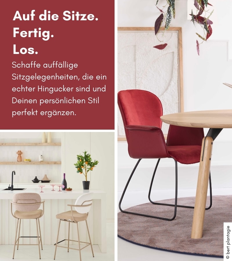 Auffällige Sitzgelegenheiten im Glamour Stil