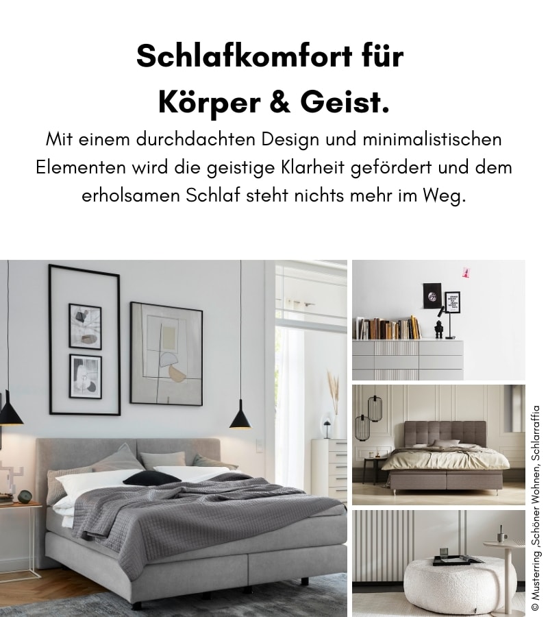 Schlafzimmer Puristische Eleganz