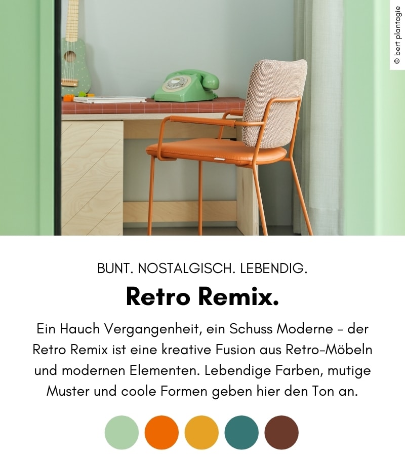 Retro Remix Einrichtungsstil