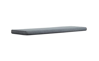Teilpolsterauflage Lazise, grau, 89 x 43 cm