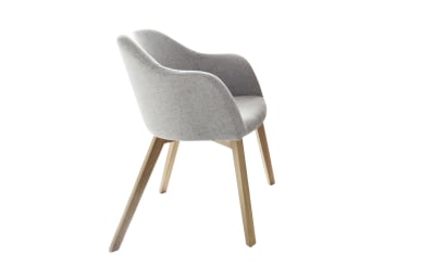 Sessel Theo in silbergrau