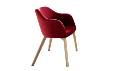 Sessel Theo in kaminrot