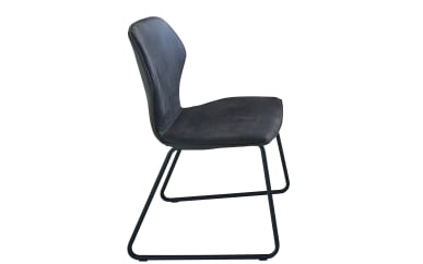 Design-Stuhl in anthrazit