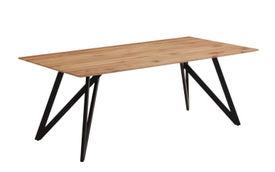 Design-Tisch 3103, Charakter-Eiche massiv