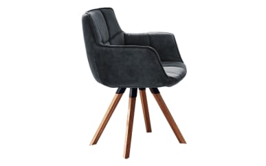 Designsessel Tamina in anthrazit 